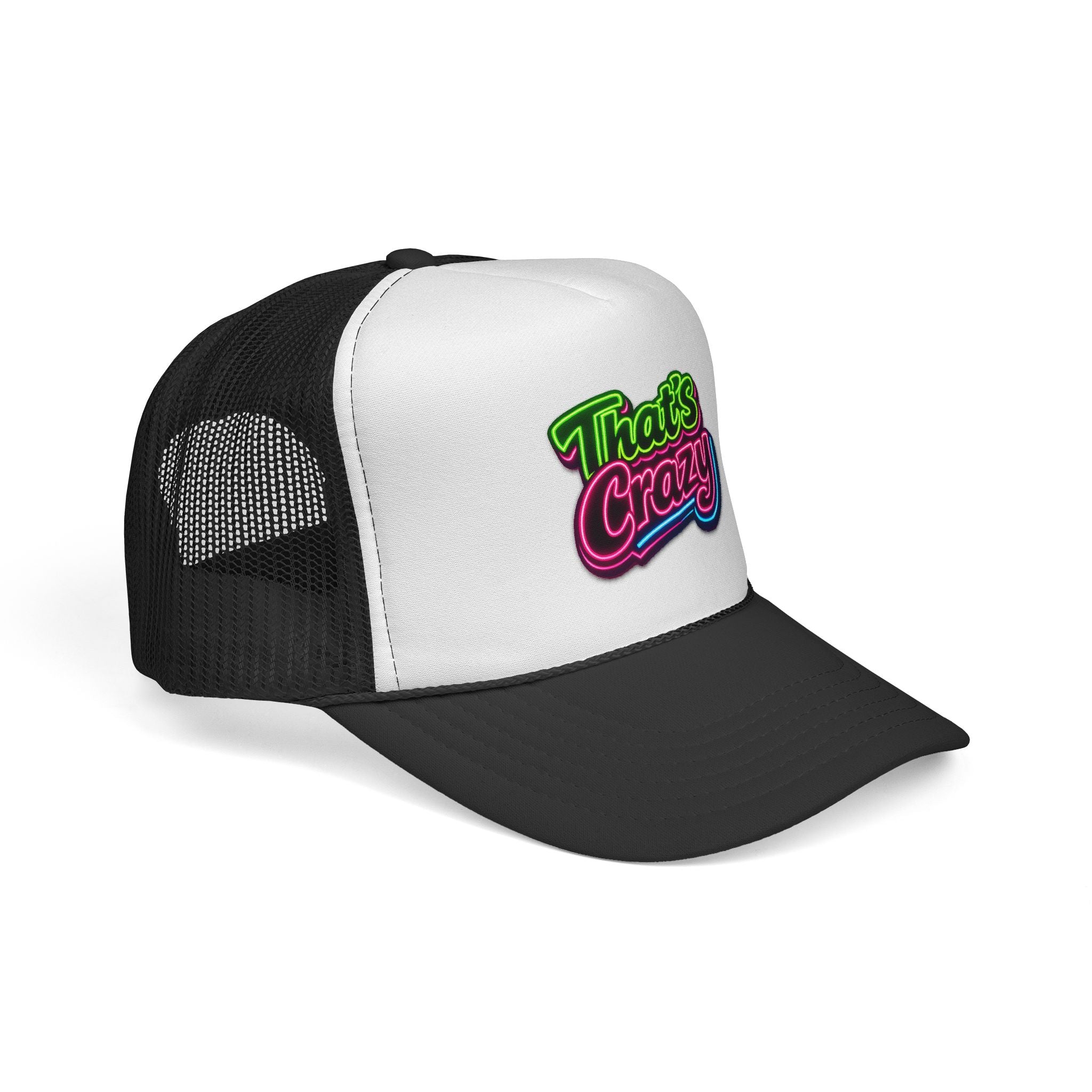 Trucker Cap — "That's Crazy" Retro Neon Patch