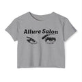 Allure Salon Crop Top — Women's Eye Graphic Festival Tee