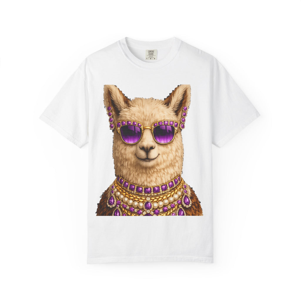 Bedazzled Alpaca T-Shirt – Funny Animal Graphic Tee