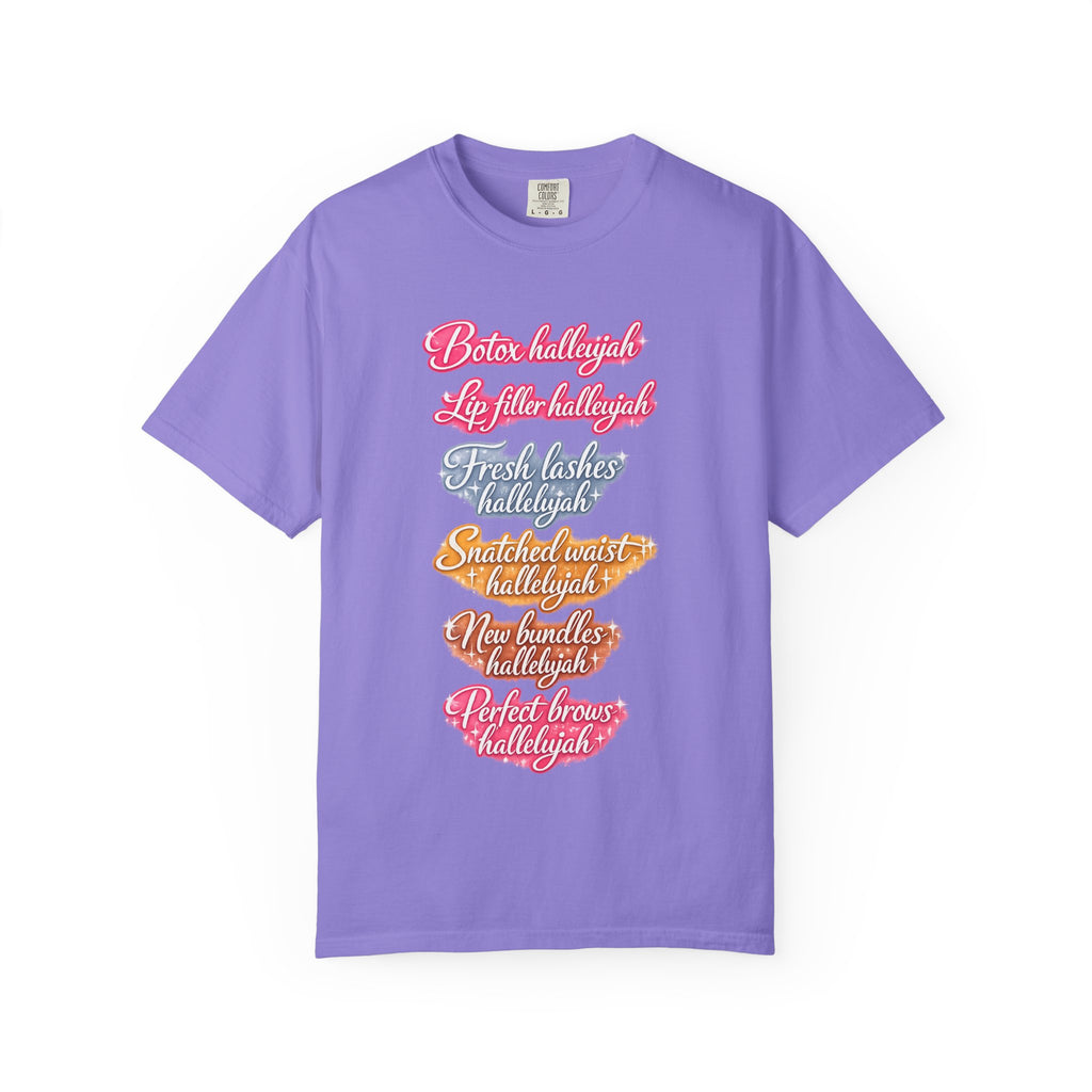 Beauty Boss Graphic T-Shirt — 'Hallelujah' Makeup & Lashes List