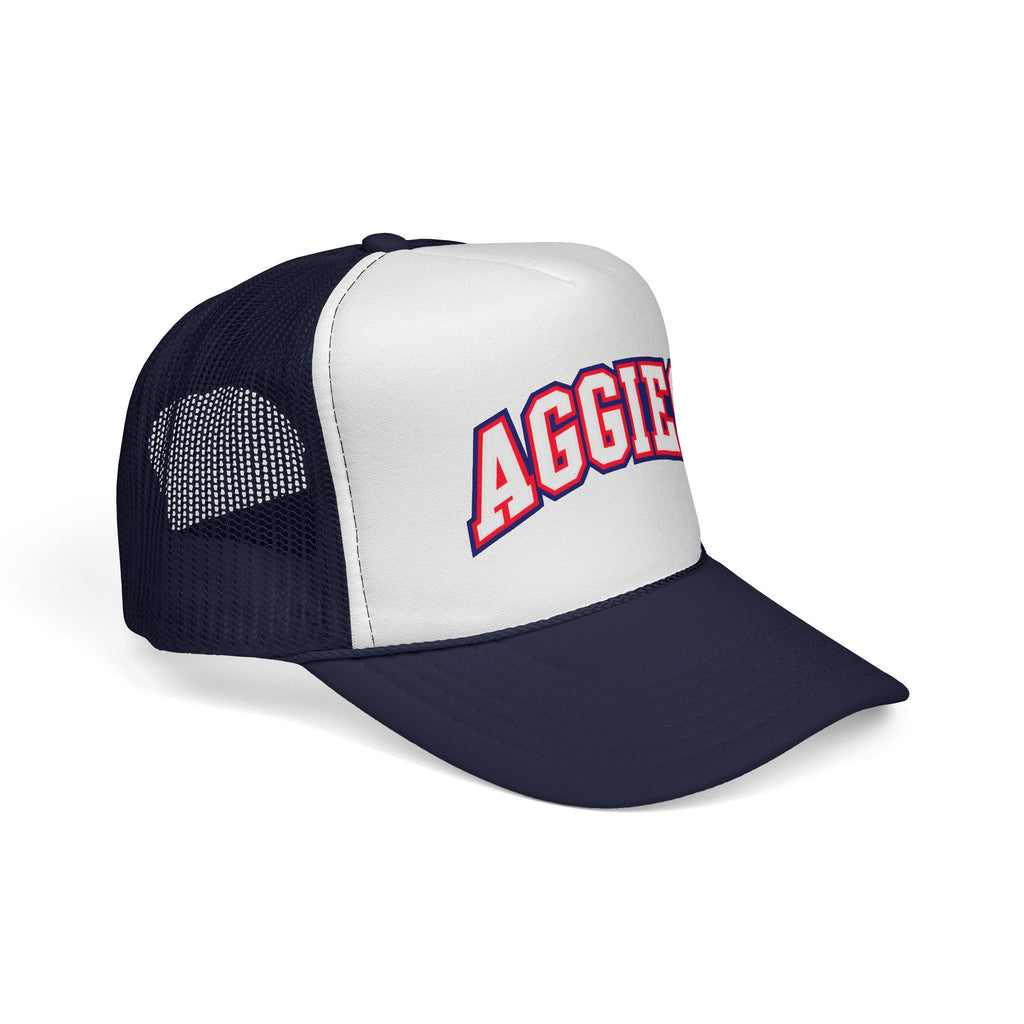 Aggies Embroidered Trucker Cap — Vintage Team Mesh Hat