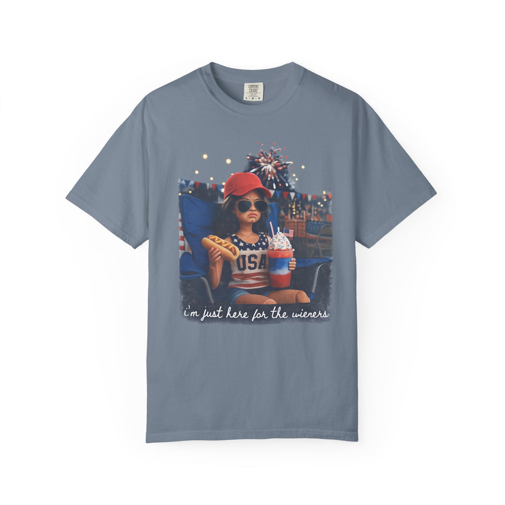 USA Fair Snack Graphic T-Shirt — "I'm just here for the winners" Retro Summer Tee