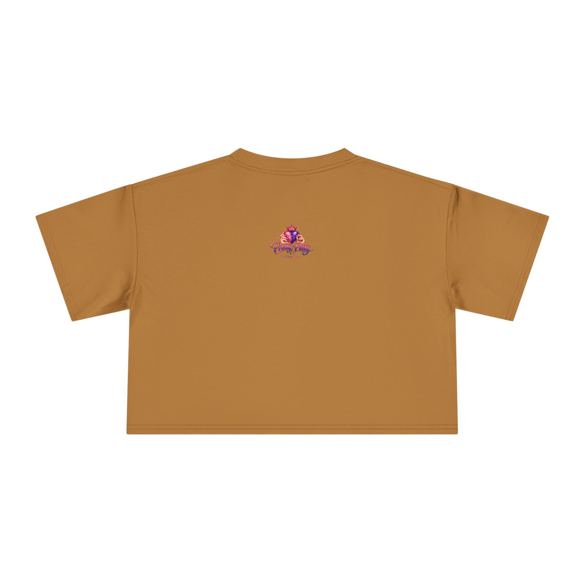 Women's Hamsa Hand Crop Tee – Pink Evil Eye Protection
