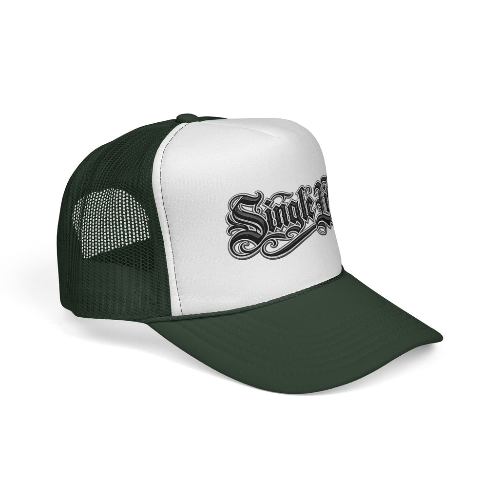 Trucker Cap — 'Single Life' Vintage Script Mesh Hat