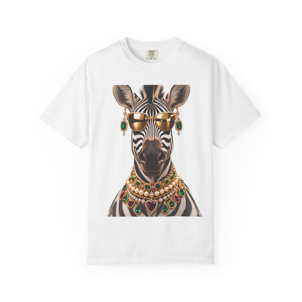 Jeweled Zebra Graphic T-Shirt