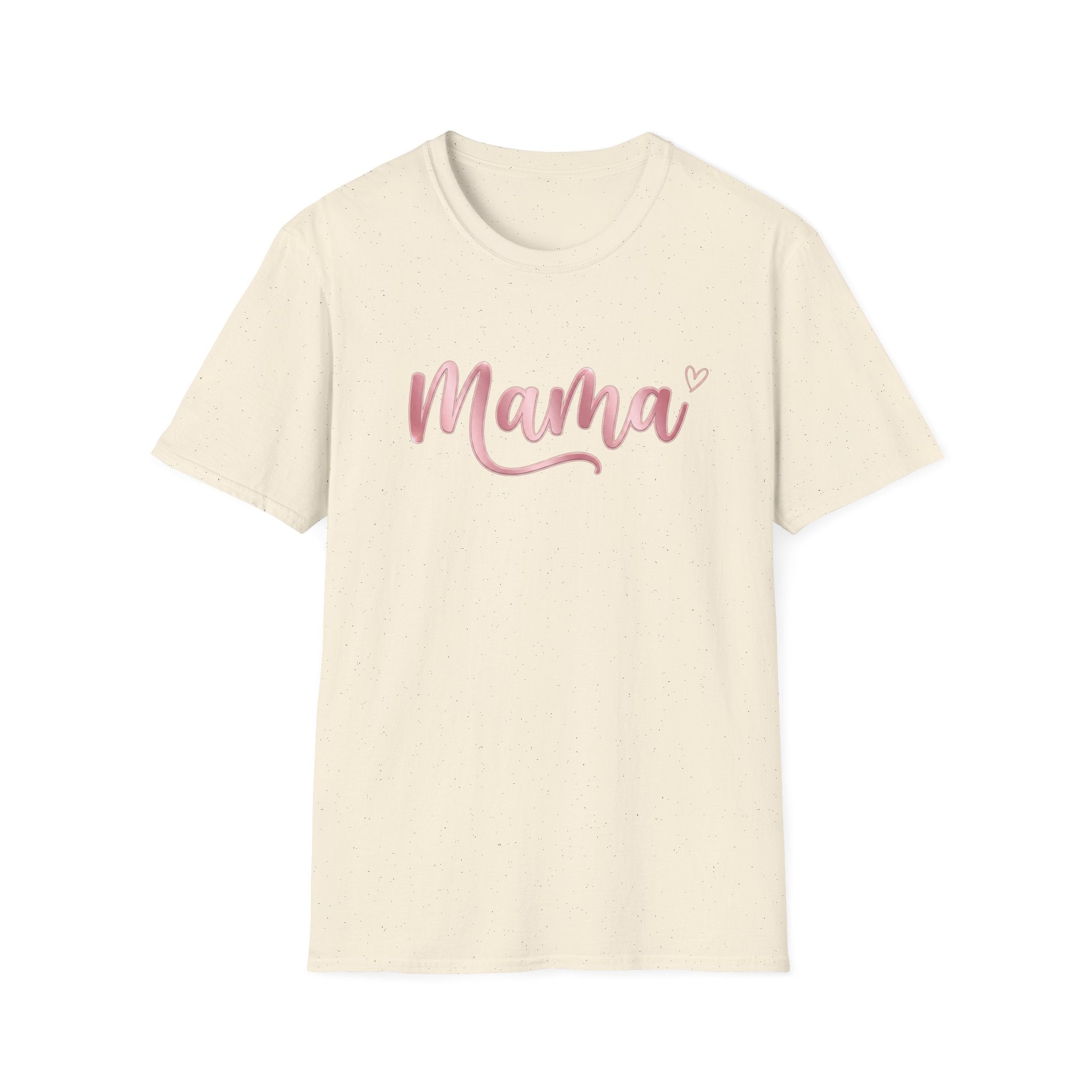 Mama Script T-Shirt — Pink Handwritten Mother's Day Tee