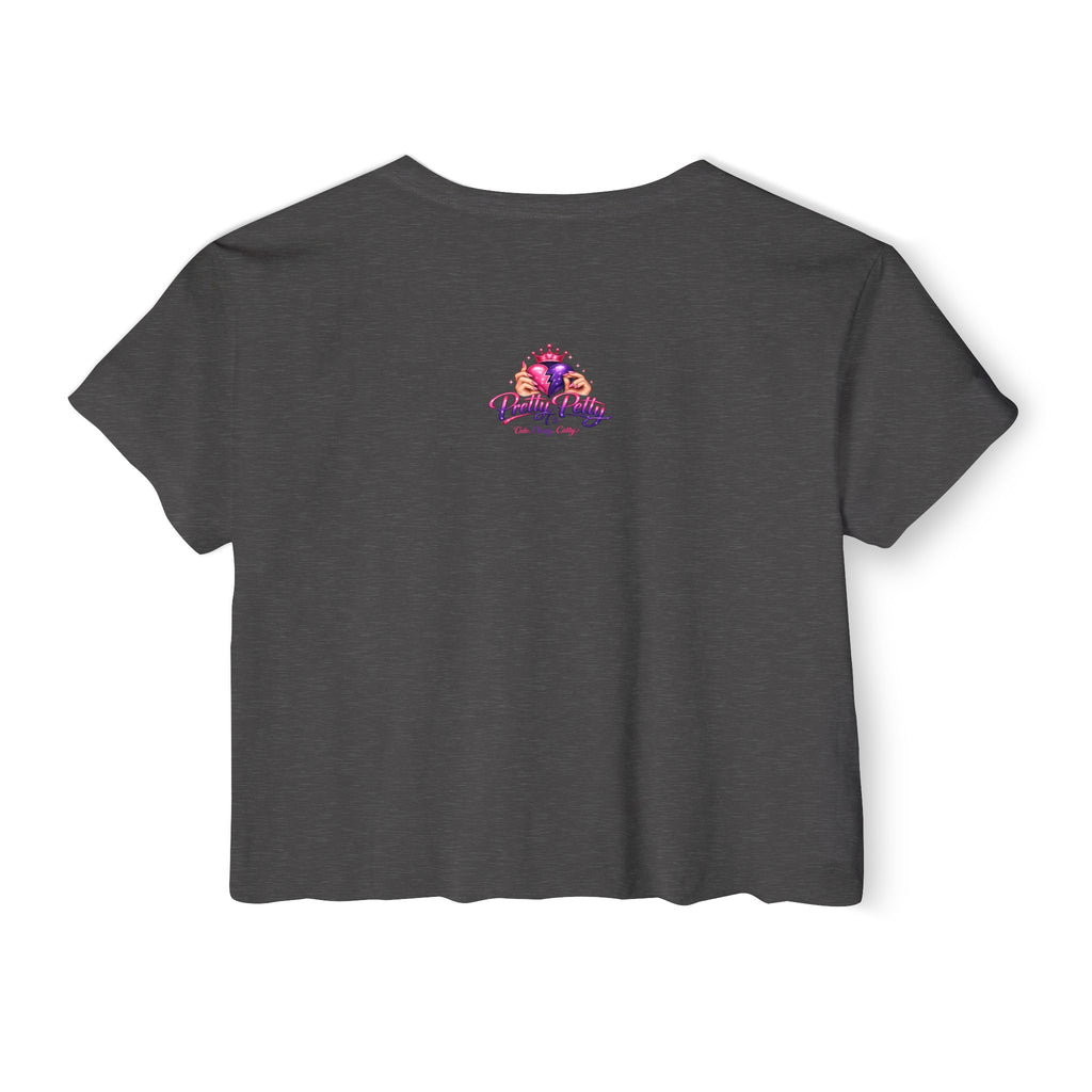 Festival Crop Top — "I'm Outside... Just Not For You" Graphic Tee
