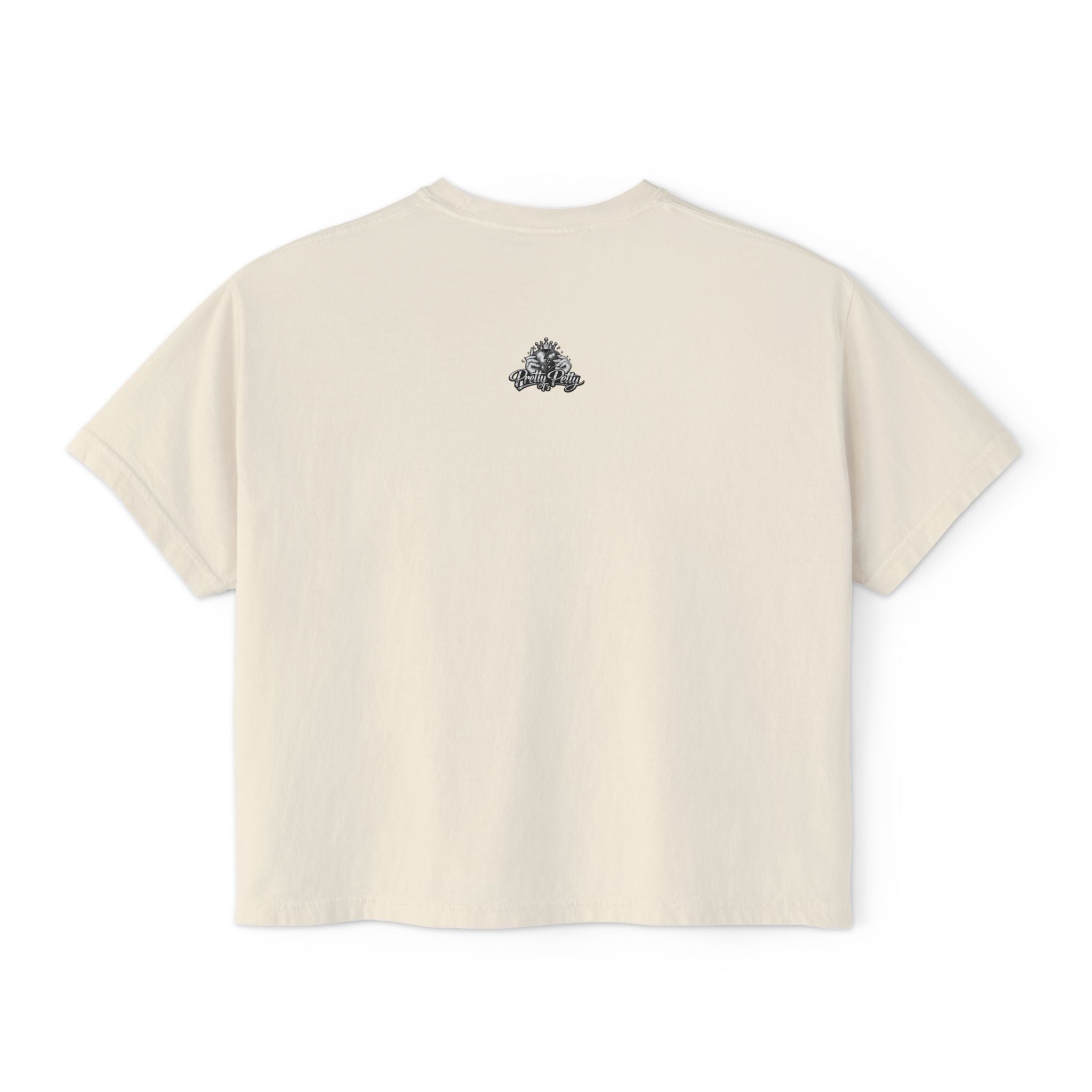 All These Hoe's Is Mid Boxy Tee — Funny Graphic Women's Cropped T‑Shirt