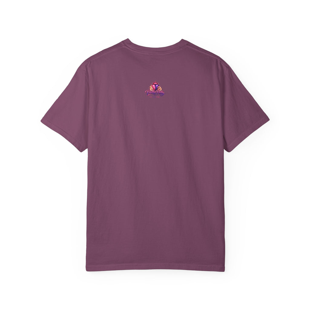 Graphic Tee — 'AH HA' Diva Illustration Crop Top Design