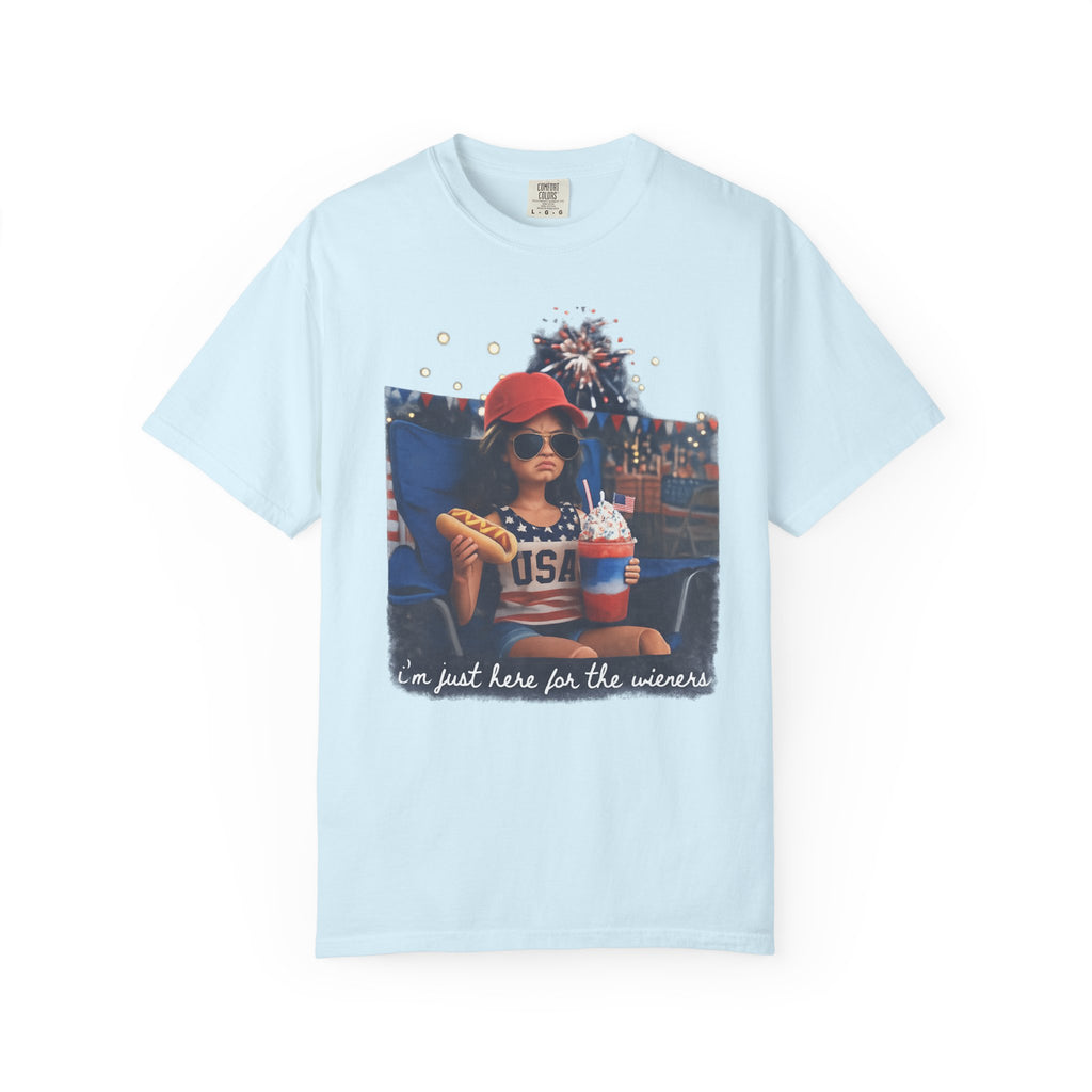 USA Fair Snack Graphic T-Shirt — "I'm just here for the winners" Retro Summer Tee