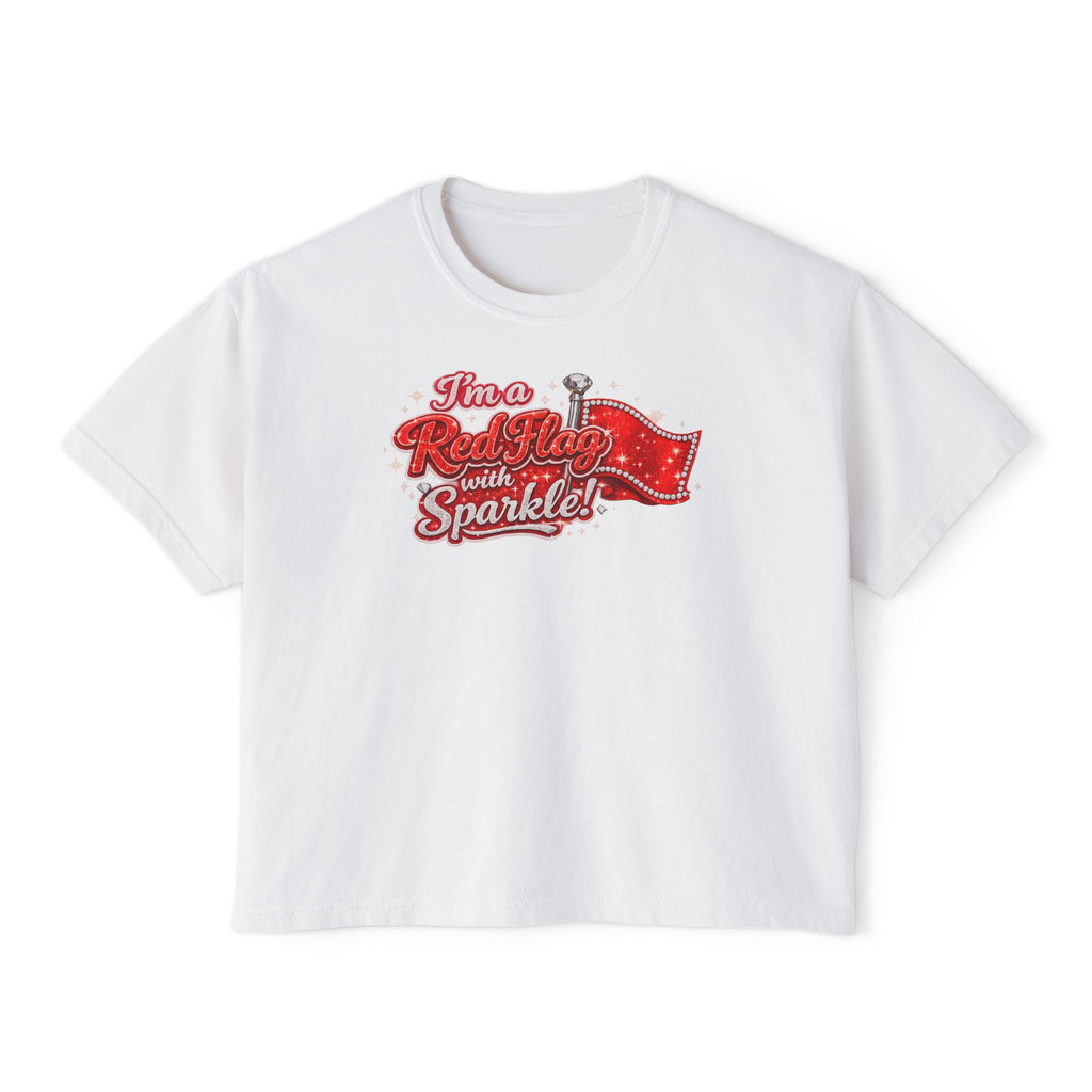 Ready to Slay with Sparkle Boxy Tee