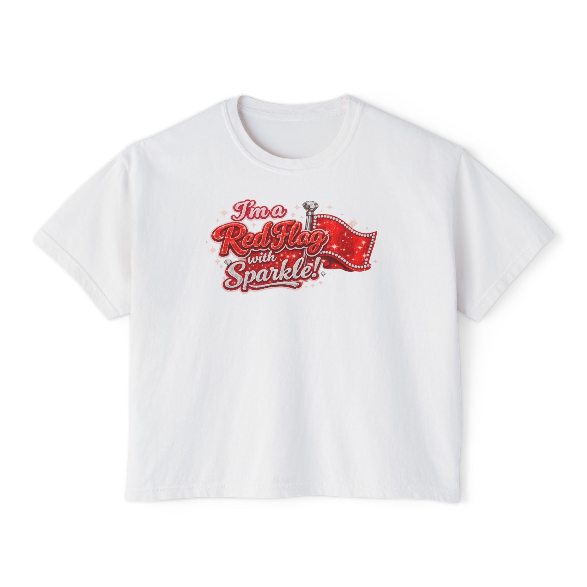 Ready to Slay with Sparkle Boxy Tee