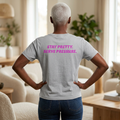 Pretty Pressure Cropped Tee — "Pretty Pressure" Graphic Top