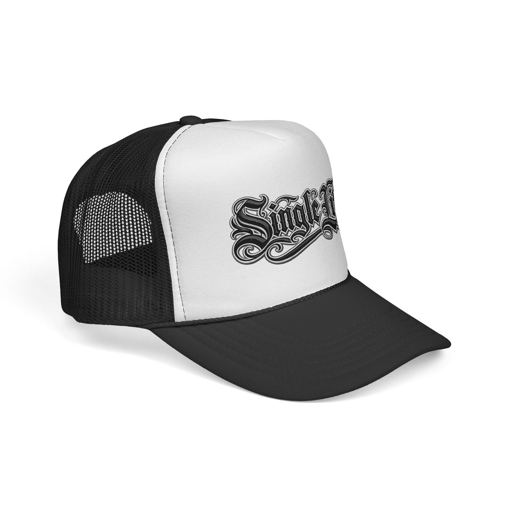 Trucker Cap — 'Single Life' Vintage Script Mesh Hat