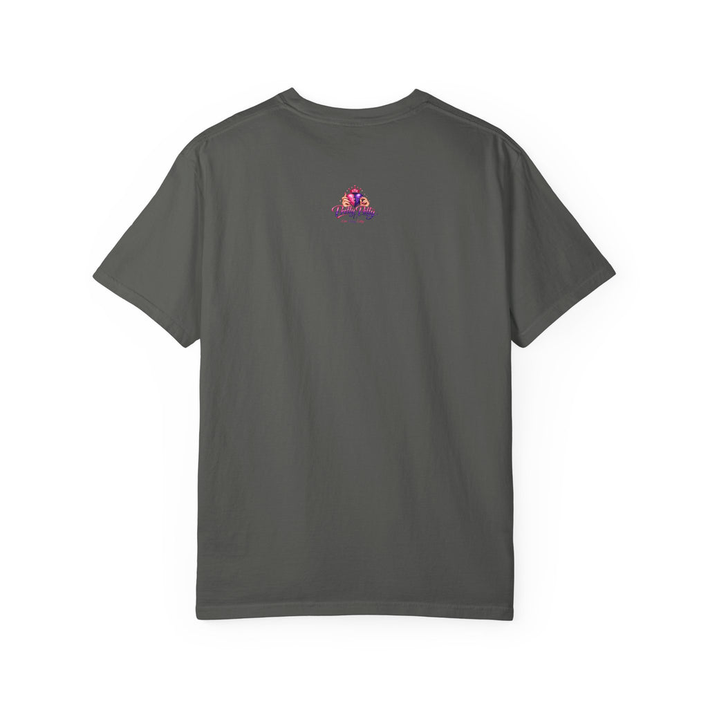 Graphic Tee — 'AH HA' Diva Illustration Crop Top Design