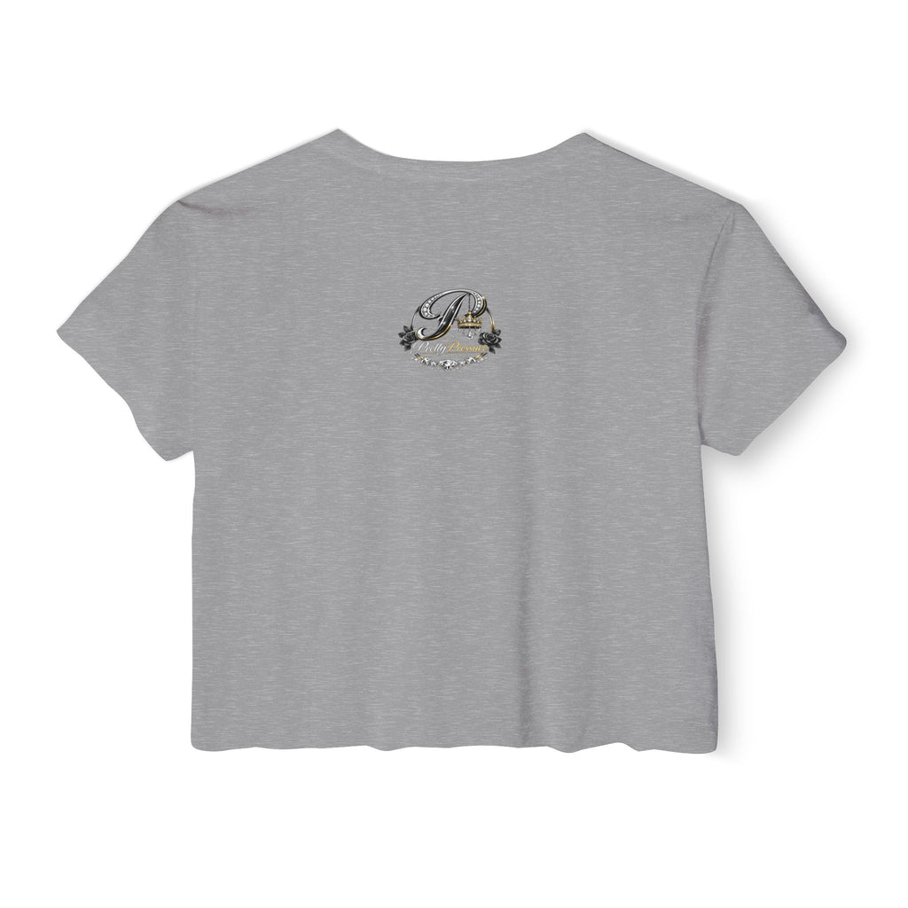 Sun-Kissed Crop Top — "Sun-Kissed, People-Dismissed" Festival Tee