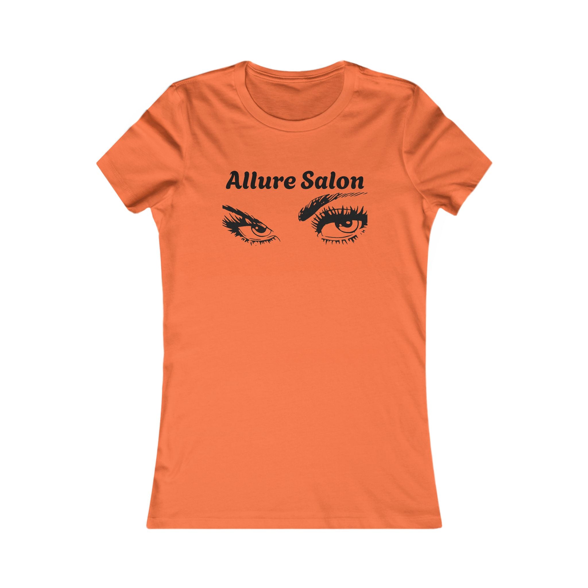 Allure Salon Women's Tee — Eyelash & Eye Makeup Graphic