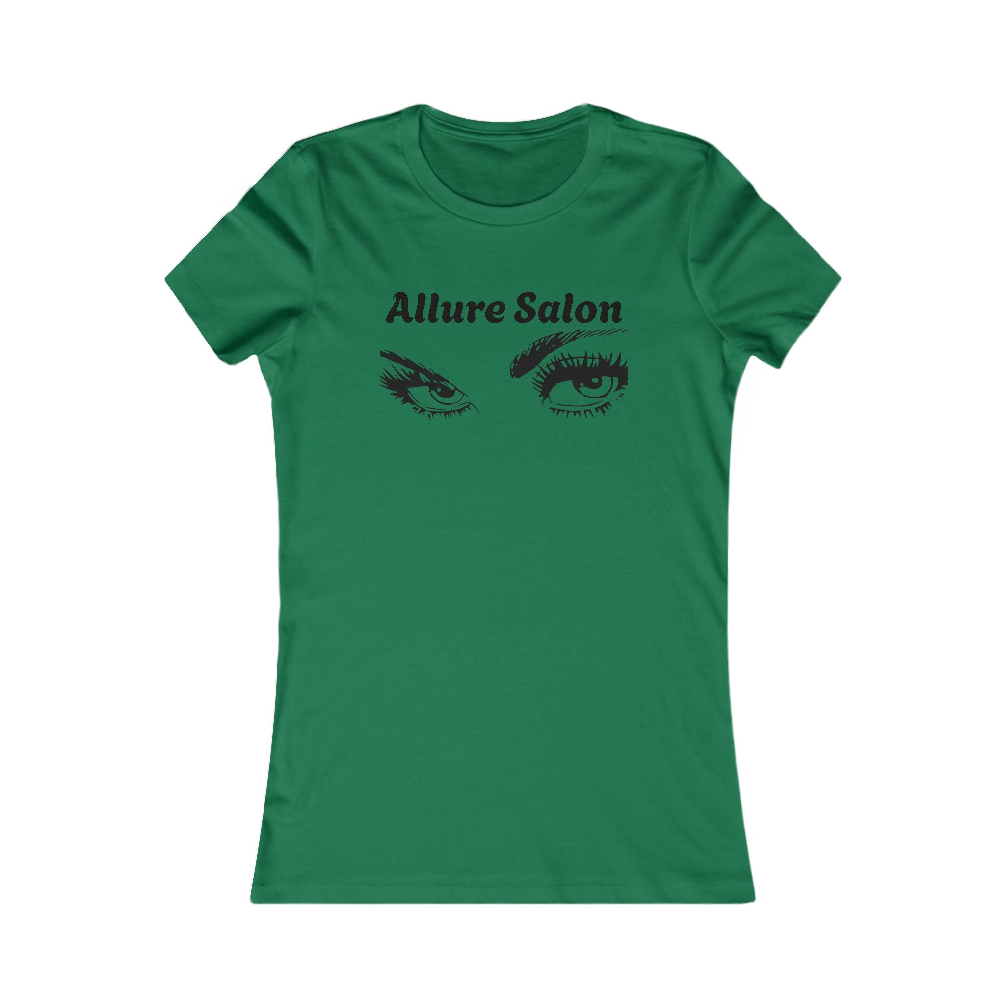 Allure Salon Women's Tee — Eyelash & Eye Makeup Graphic