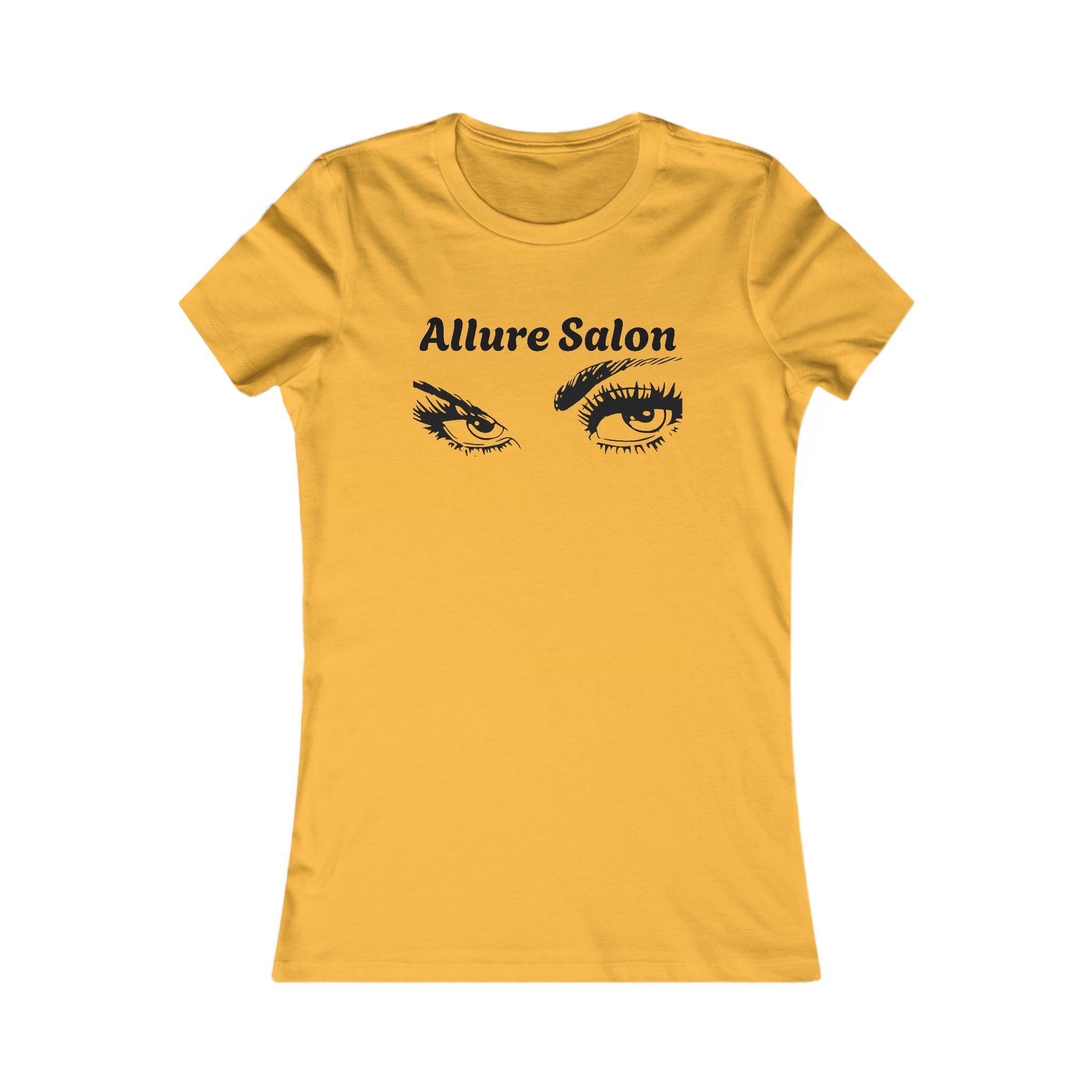 Allure Salon Women's Tee — Eyelash & Eye Makeup Graphic