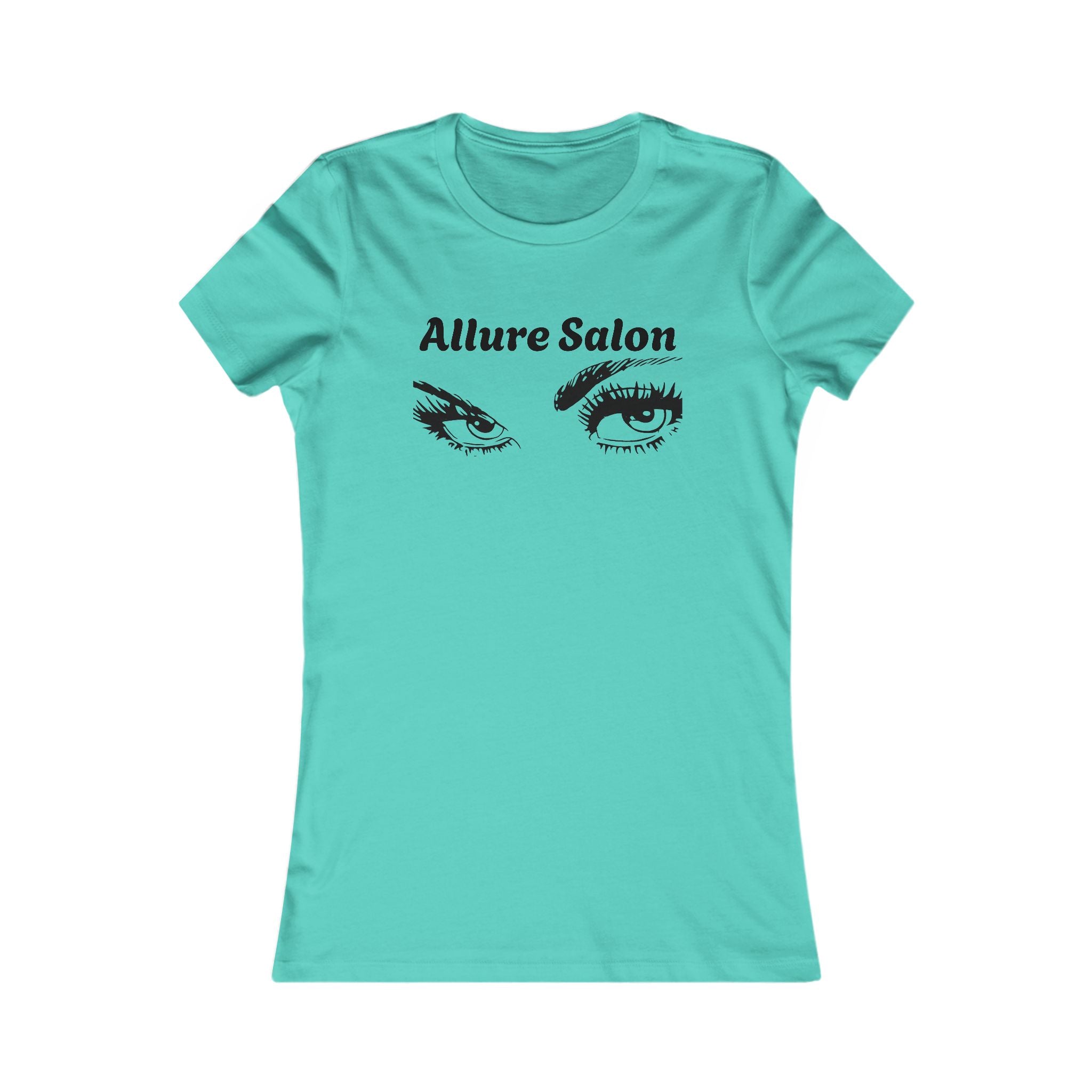 Allure Salon Women's Tee — Eyelash & Eye Makeup Graphic