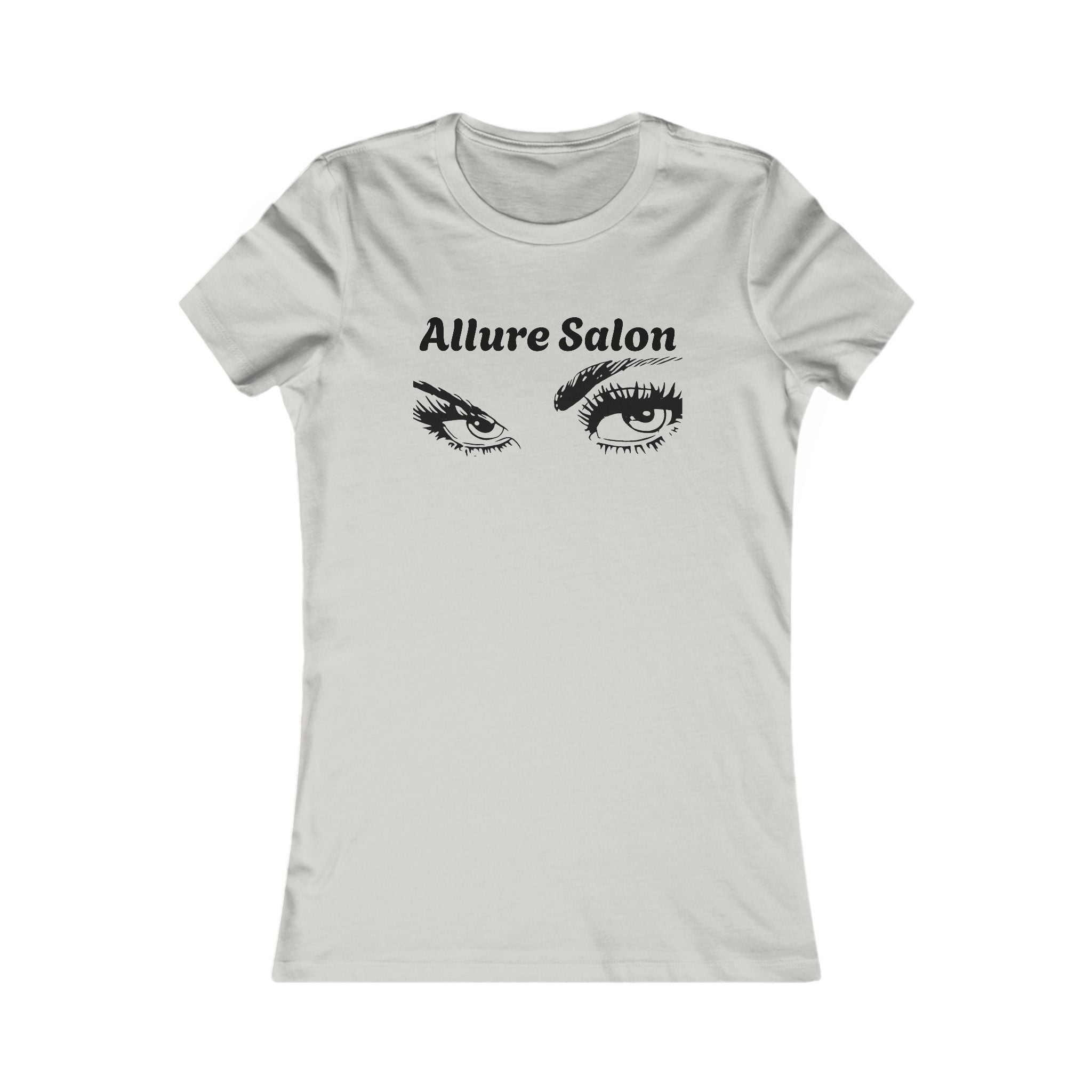 Allure Salon Women's Tee — Eyelash & Eye Makeup Graphic