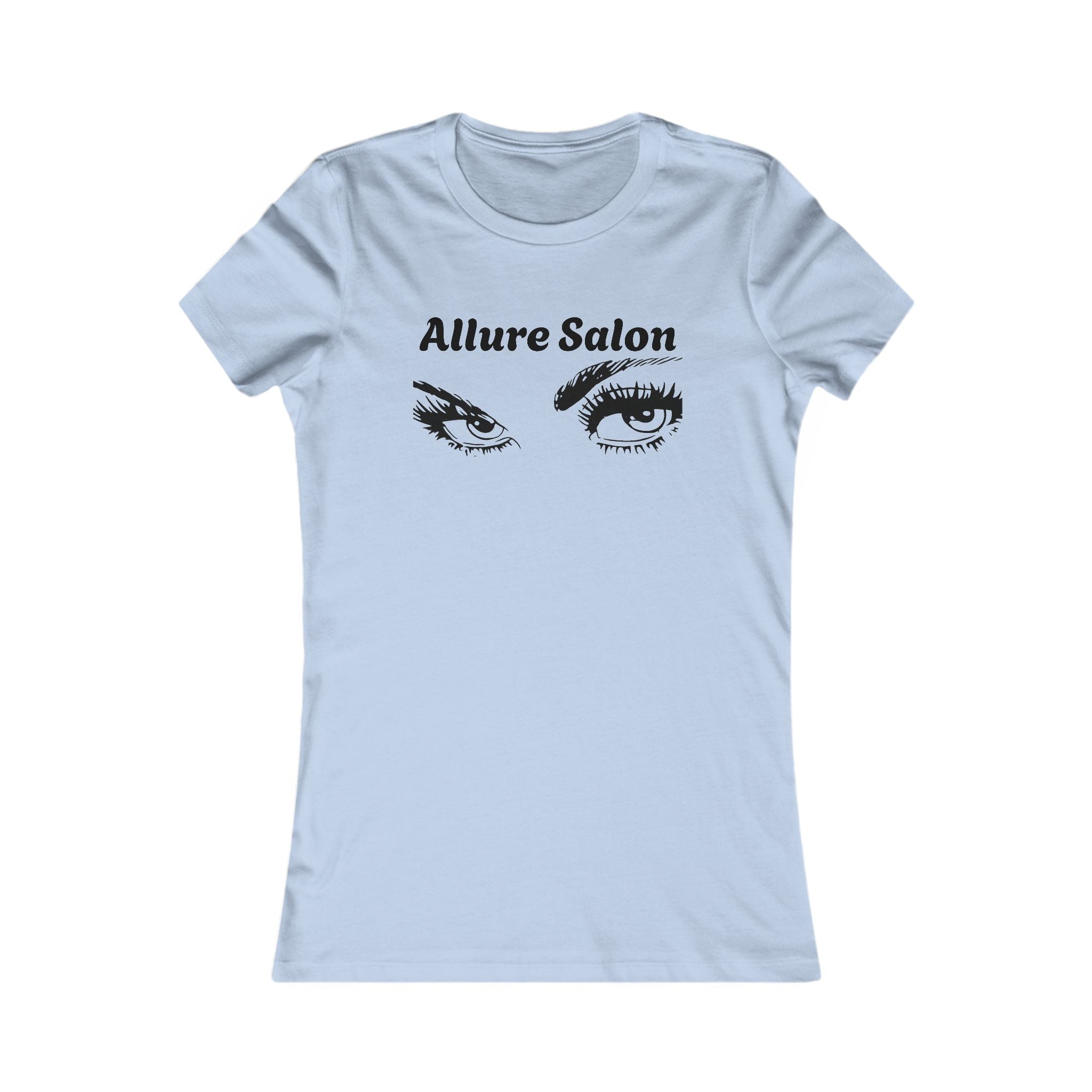 Allure Salon Women's Tee — Eyelash & Eye Makeup Graphic