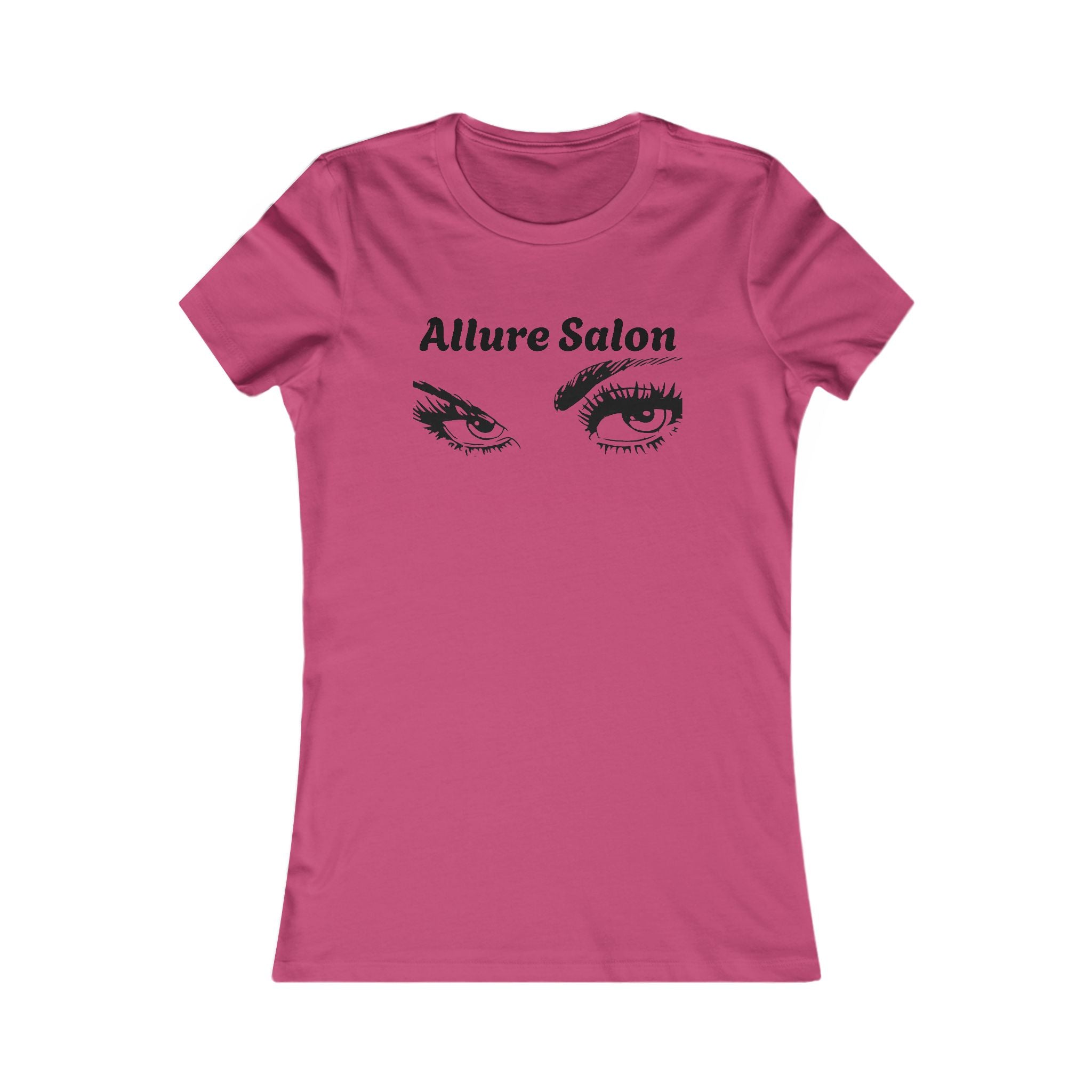 Allure Salon Women's Tee — Eyelash & Eye Makeup Graphic