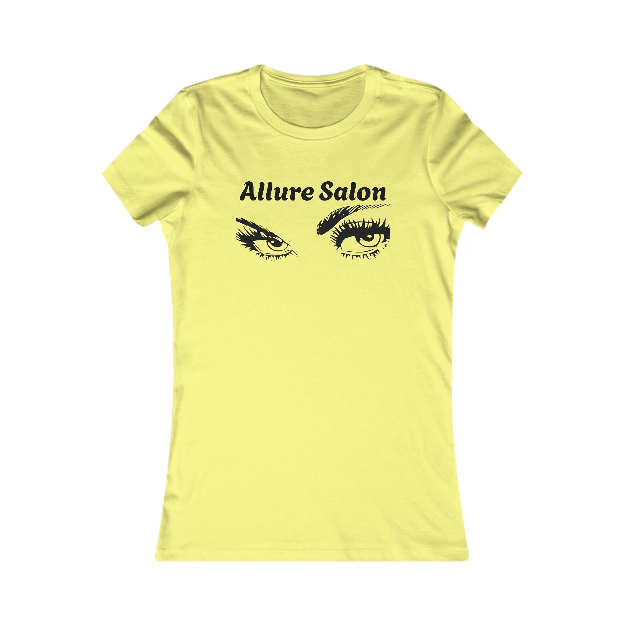 Allure Salon Women's Tee — Eyelash & Eye Makeup Graphic