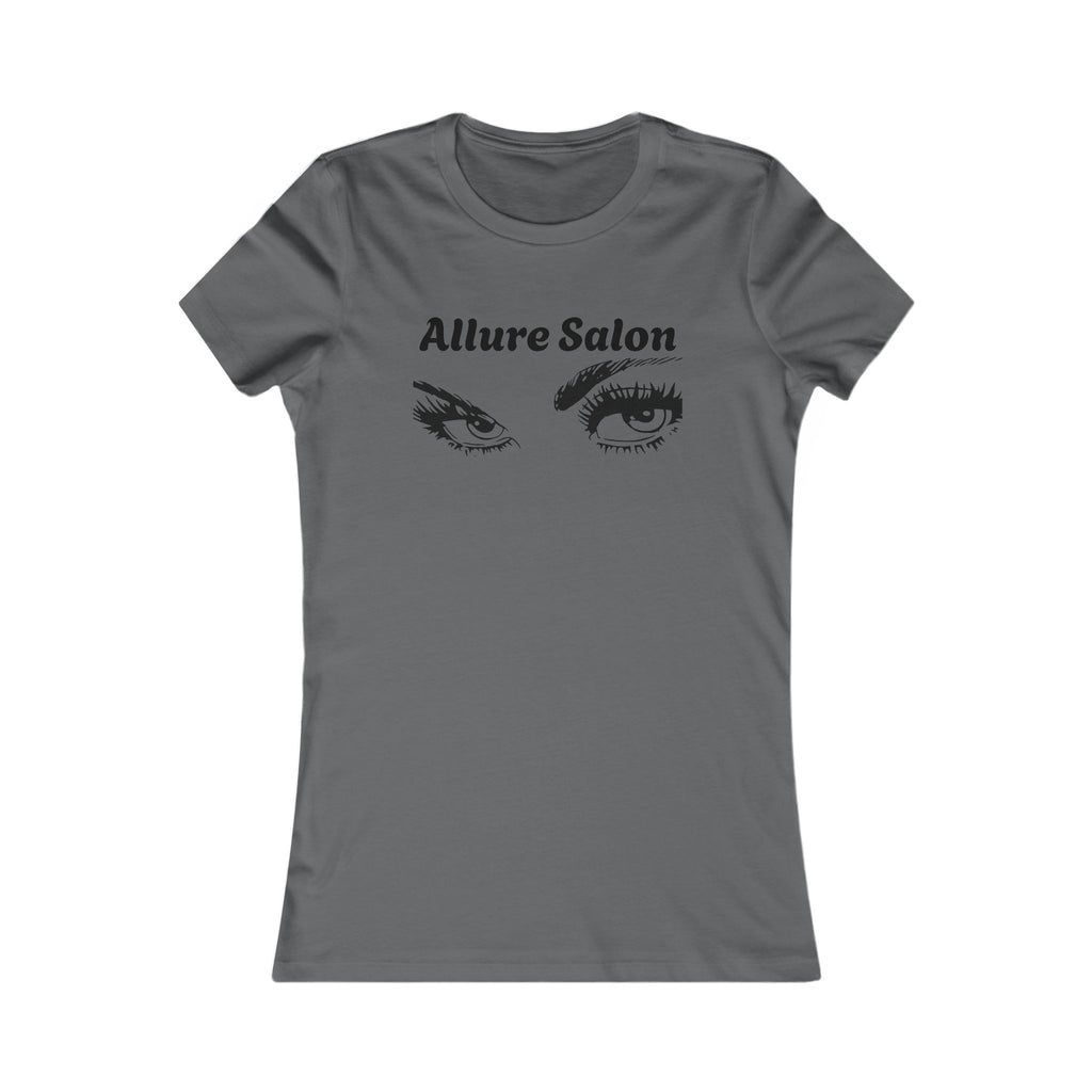 Allure Salon Women's Tee — Eyelash & Eye Makeup Graphic