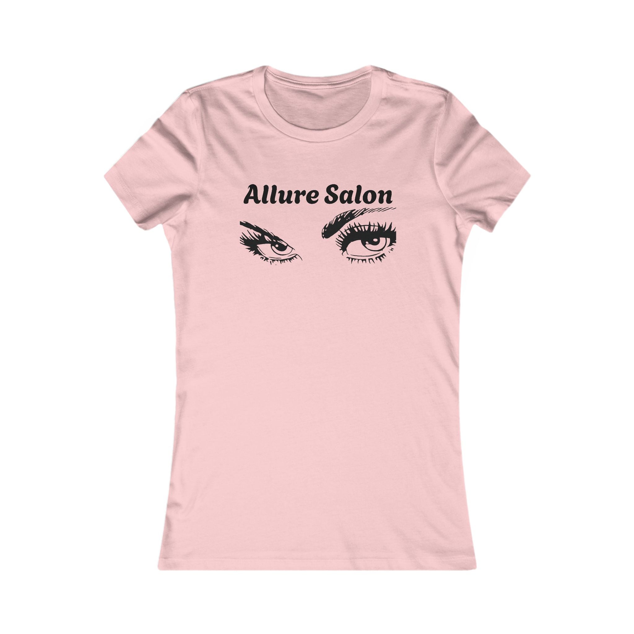 Allure Salon Women's Tee — Eyelash & Eye Makeup Graphic