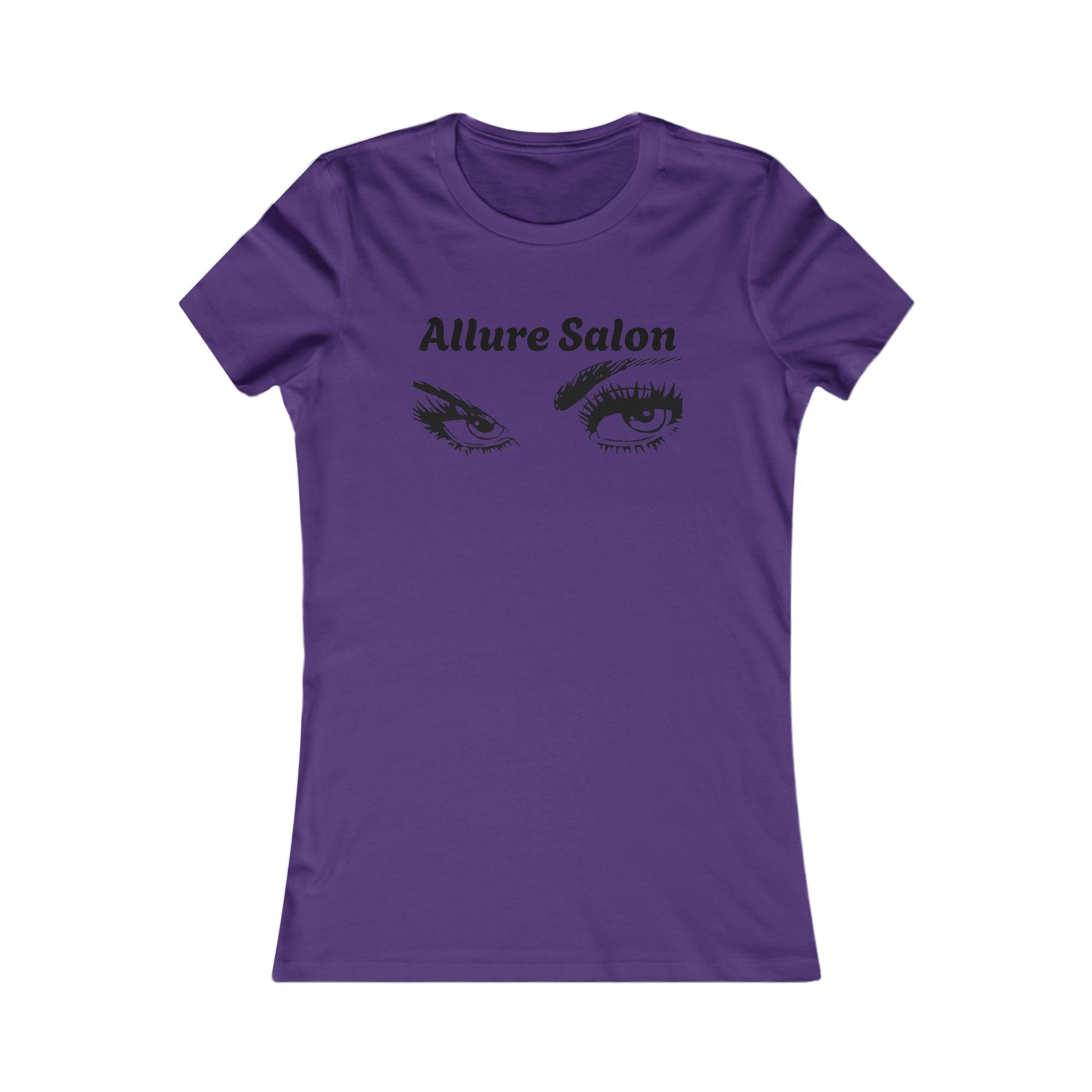 Allure Salon Women's Tee — Eyelash & Eye Makeup Graphic