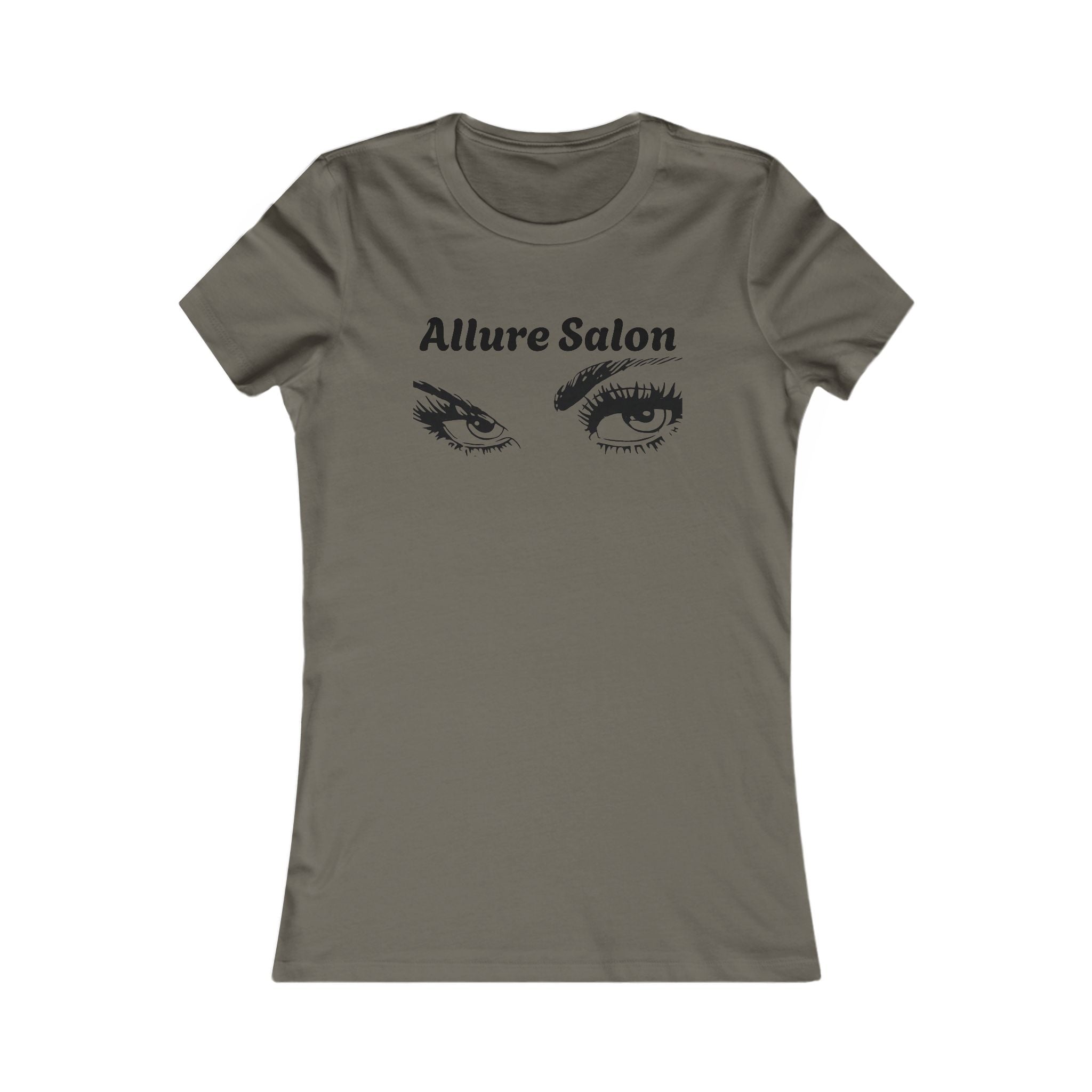Allure Salon Women's Tee — Eyelash & Eye Makeup Graphic