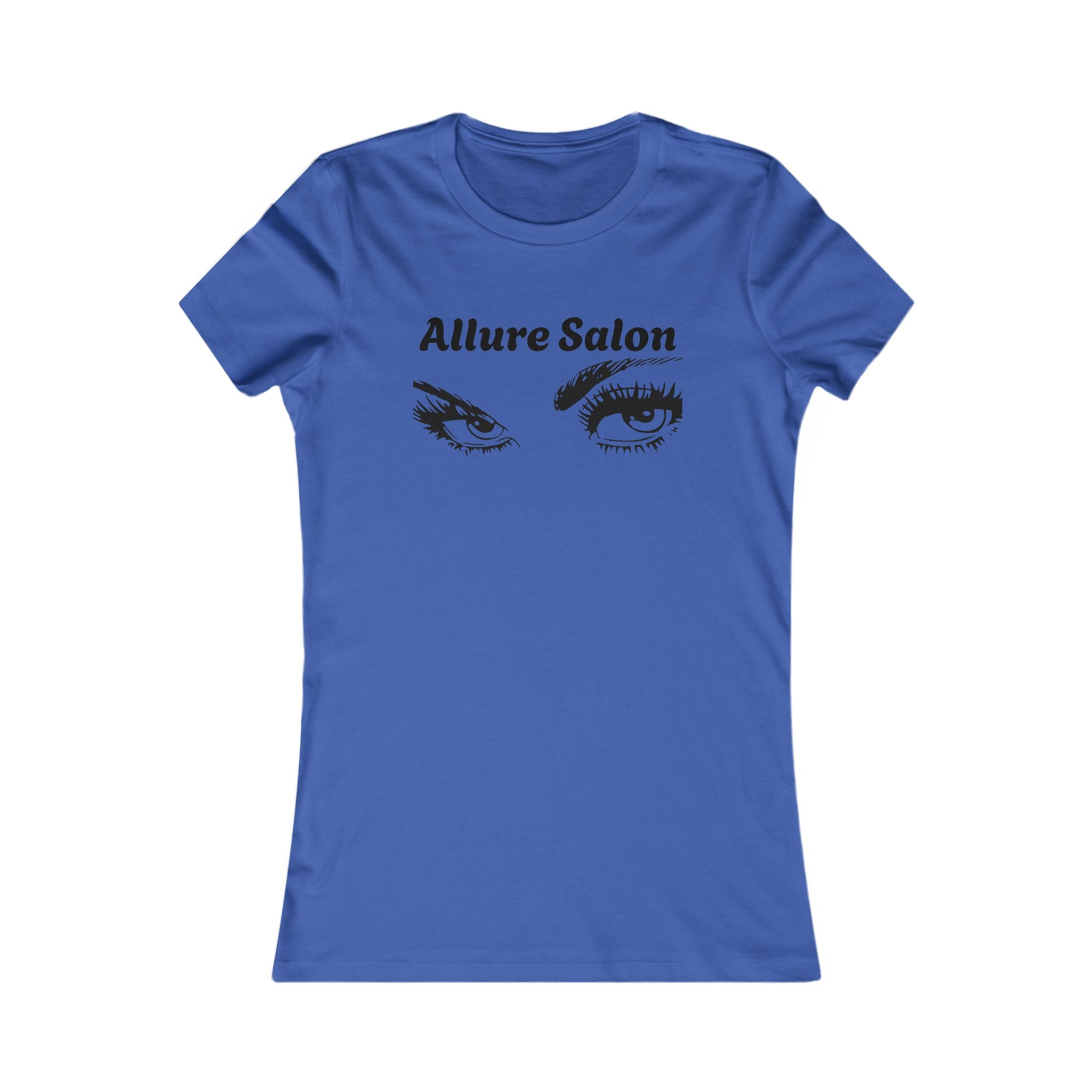 Allure Salon Women's Tee — Eyelash & Eye Makeup Graphic