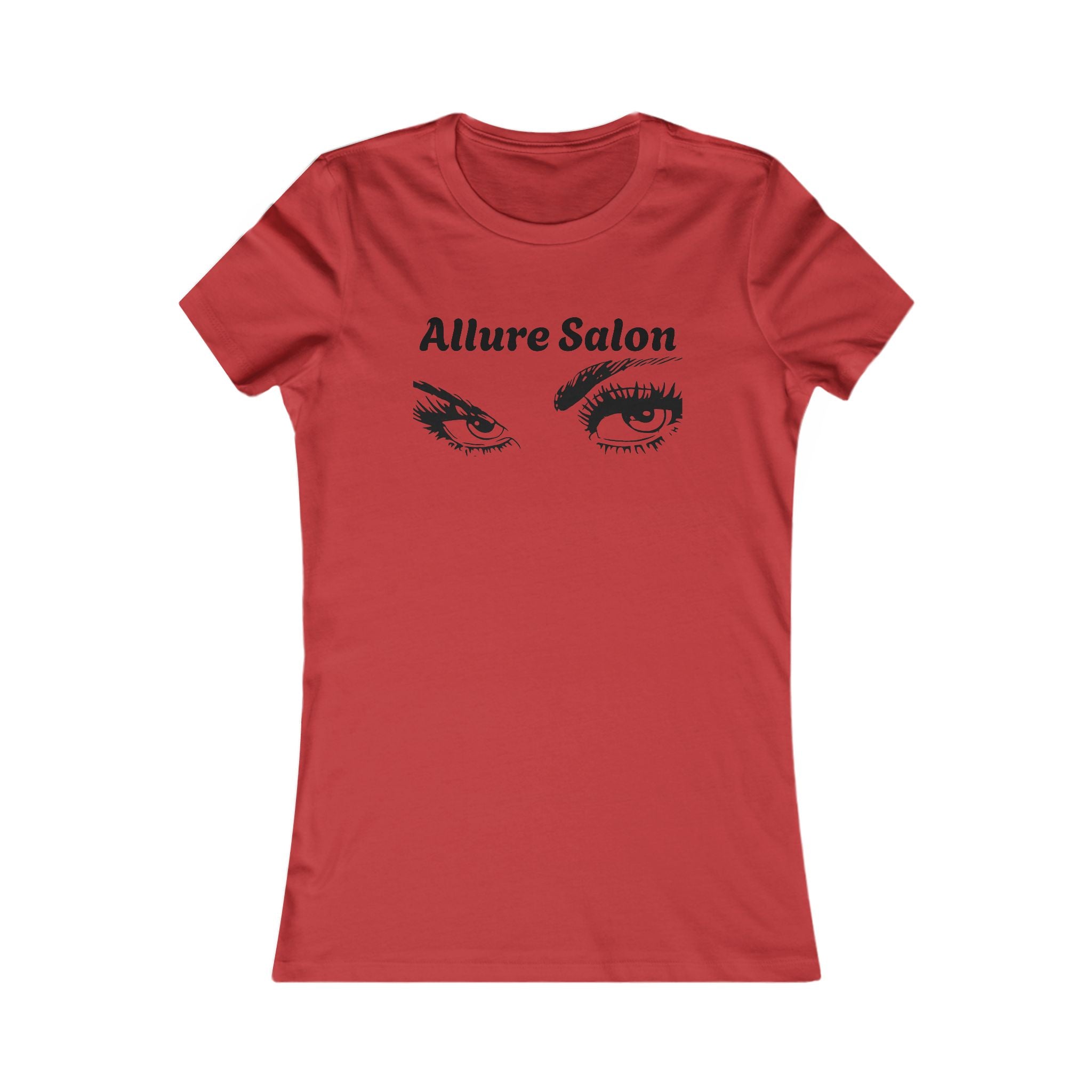Allure Salon Women's Tee — Eyelash & Eye Makeup Graphic