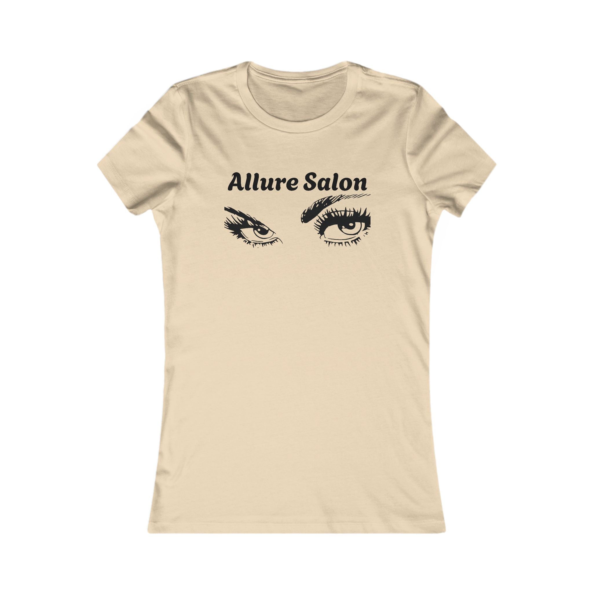Allure Salon Women's Tee — Eyelash & Eye Makeup Graphic