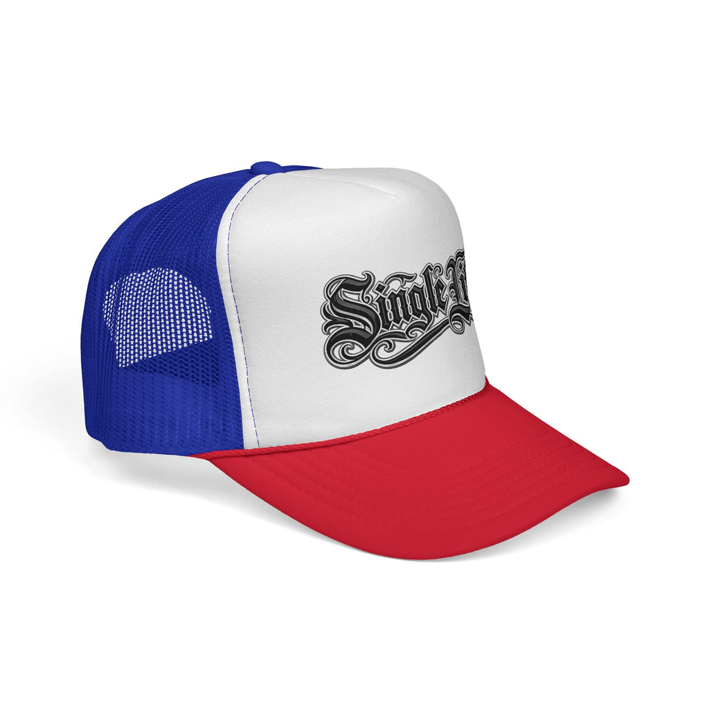 Trucker Cap — 'Single Life' Vintage Script Mesh Hat