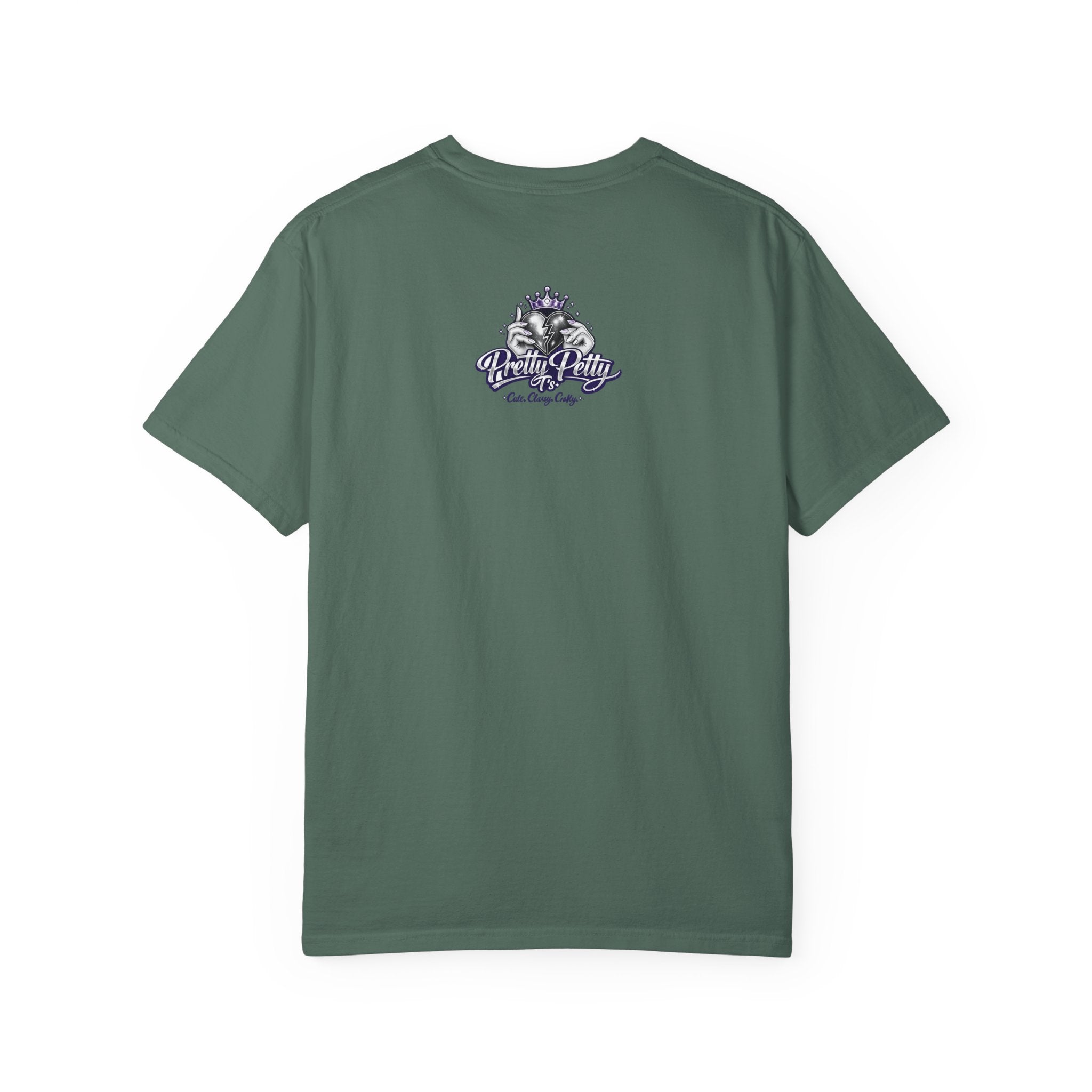 “I’m Not Petty…Unless You Start” Graphic T-Shirt — Retro Skull & Crown Back Design