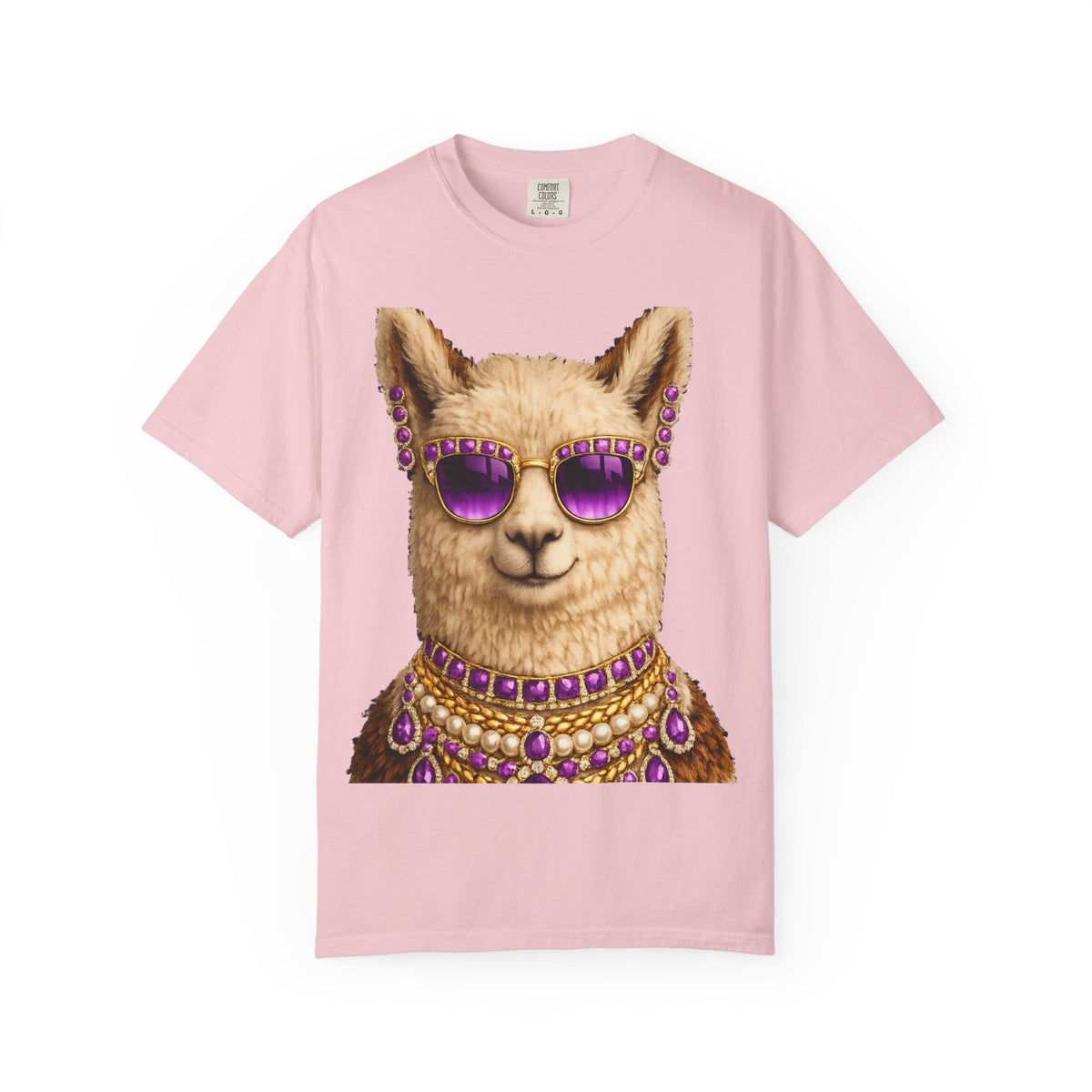 Bedazzled Alpaca T-Shirt – Funny Animal Graphic Tee