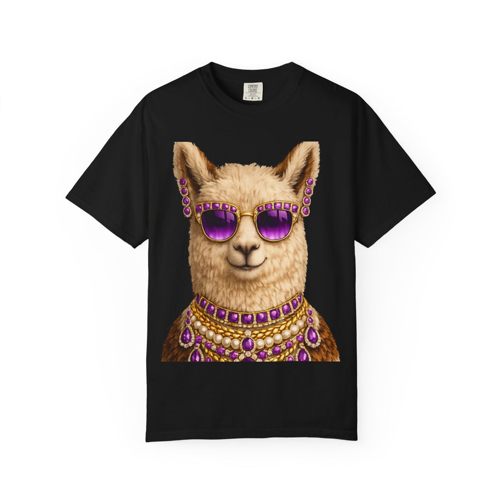 Bedazzled Alpaca T-Shirt – Funny Animal Graphic Tee