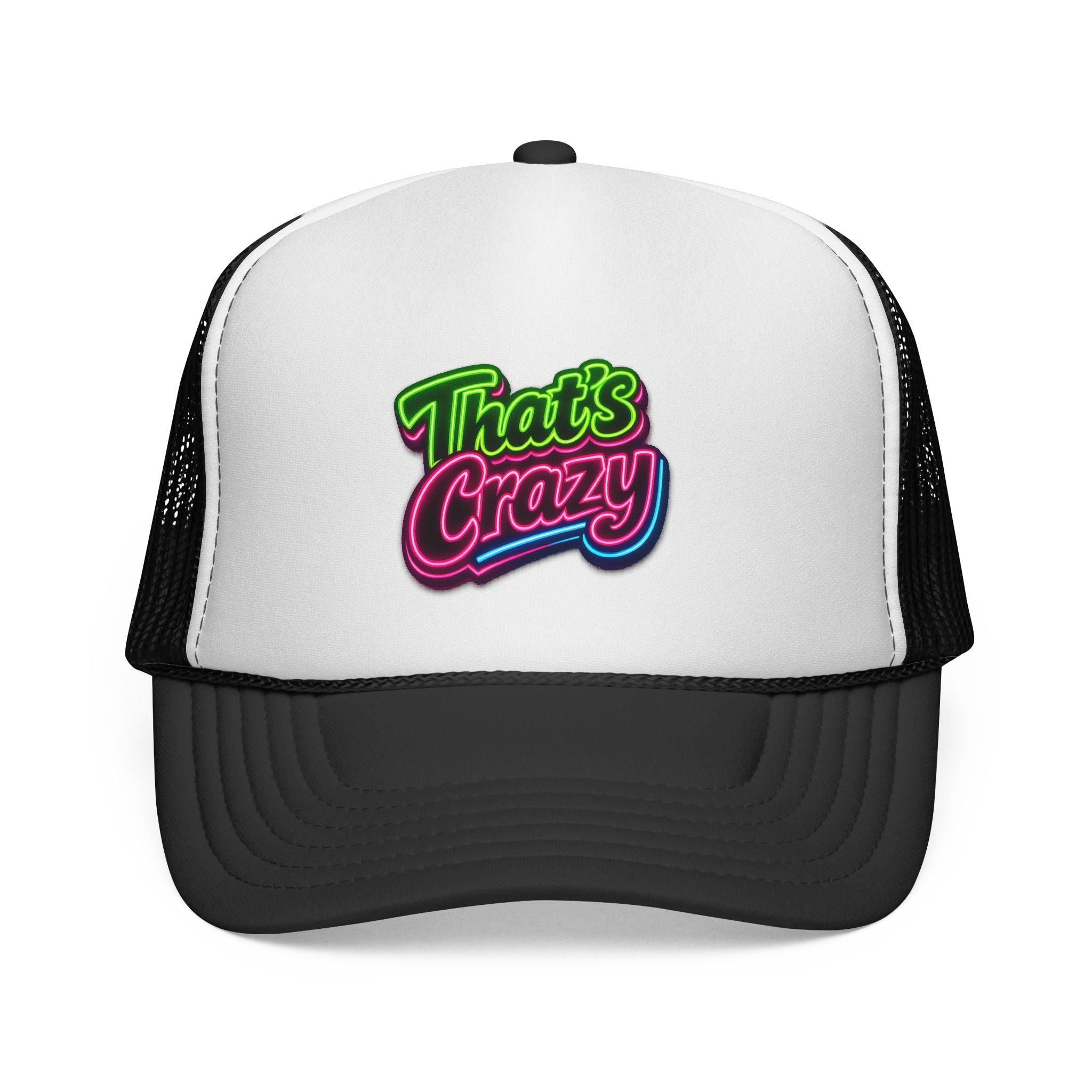 Trucker Cap — "That's Crazy" Retro Neon Patch
