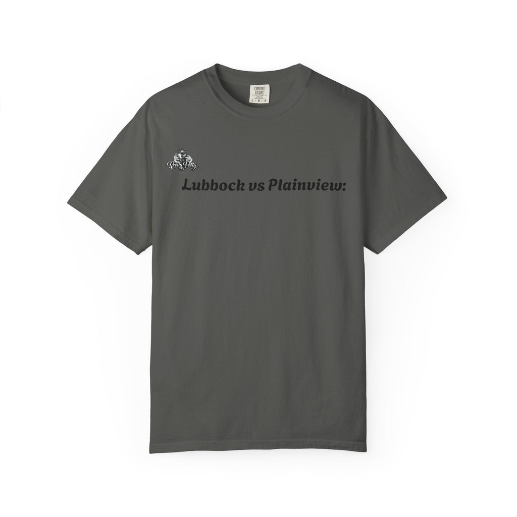 Lubbock vs Plainview Rivalry T-Shirt — "the rivalry nobody asked for but everybody watching"