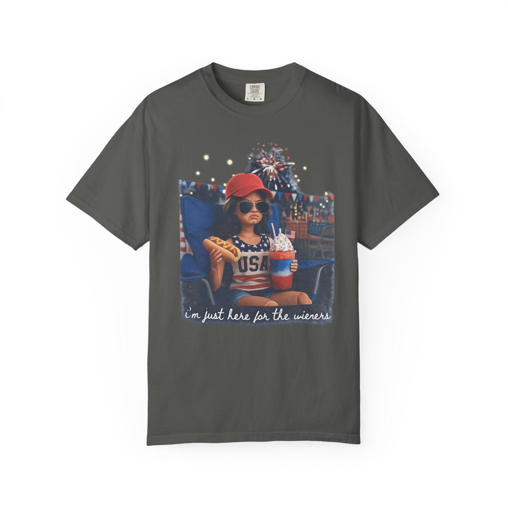 USA Fair Snack Graphic T-Shirt — "I'm just here for the winners" Retro Summer Tee