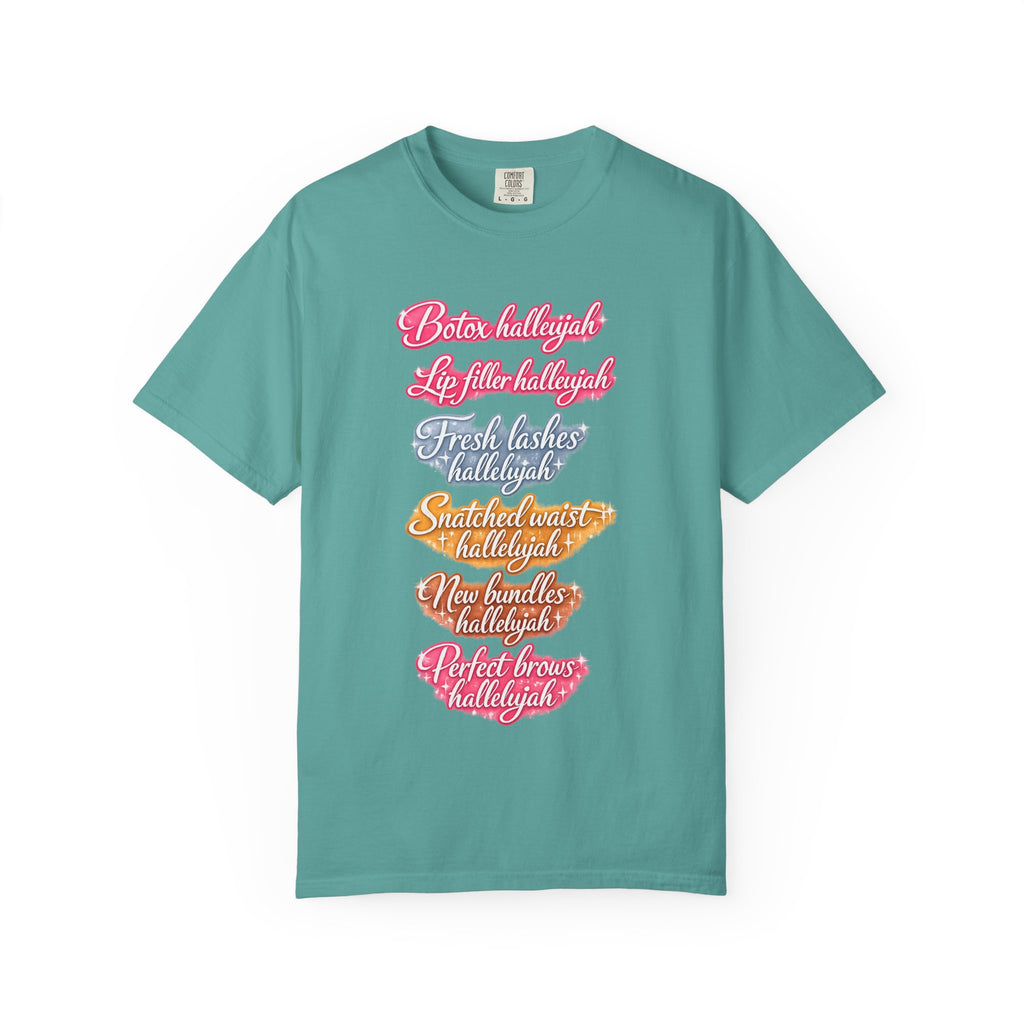 Beauty Boss Graphic T-Shirt — 'Hallelujah' Makeup & Lashes List