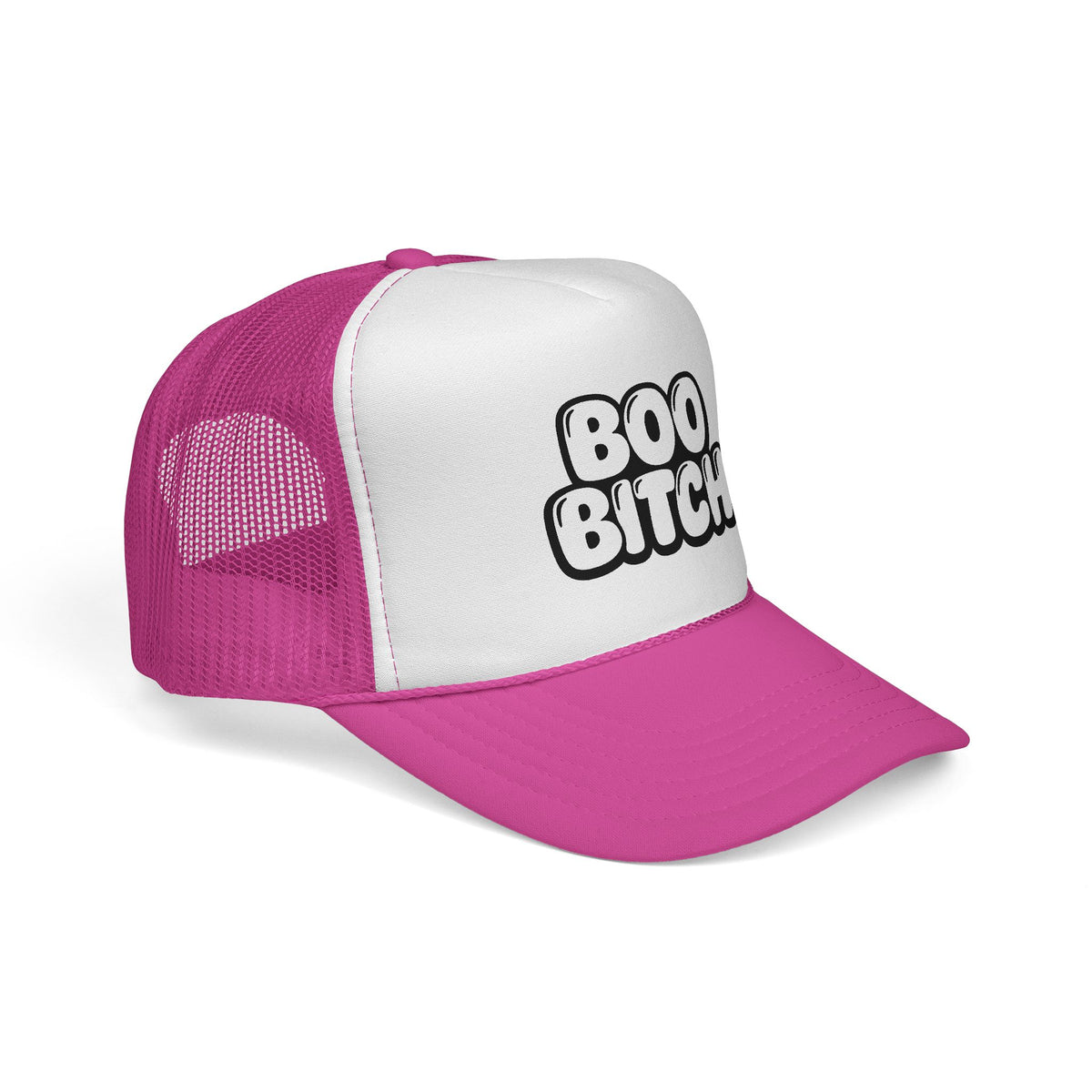Trucker Hat — "Boo Bitch" Halloween Novelty Cap