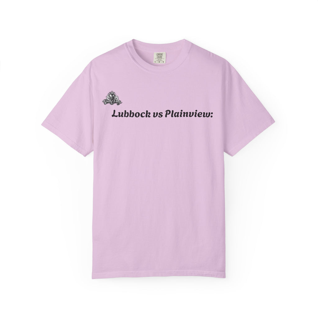 Lubbock vs Plainview Rivalry T-Shirt — "the rivalry nobody asked for but everybody watching"