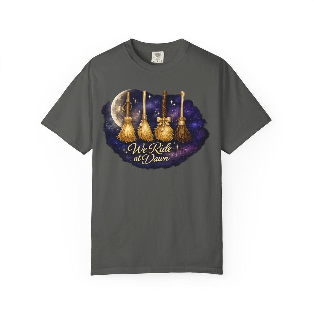 Witch Broomsticks 'We Ride at Dawn' T-Shirt