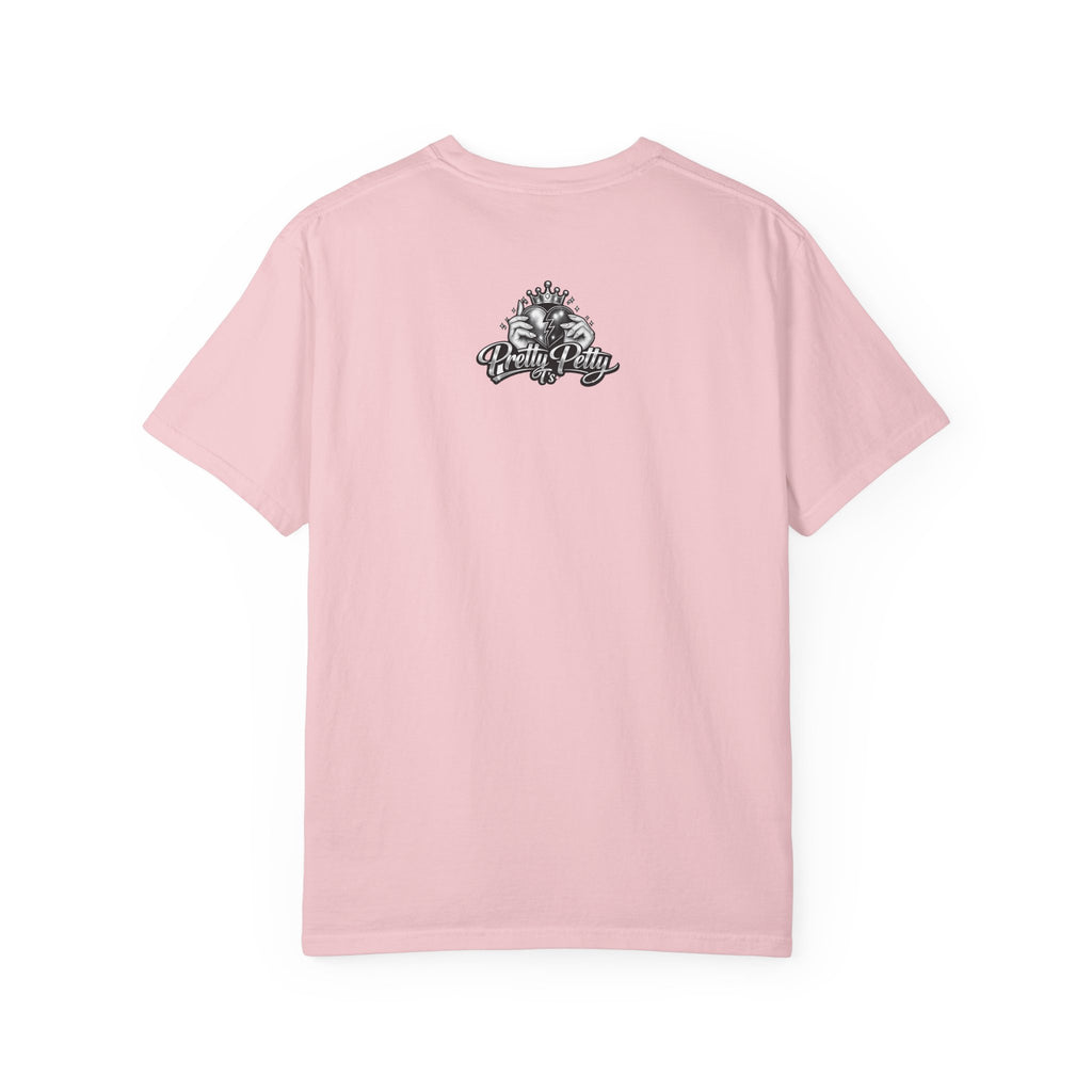 Graphic T-Shirt — "I Don't Keep Receipts, I Keep Distance." Front Quote Tee