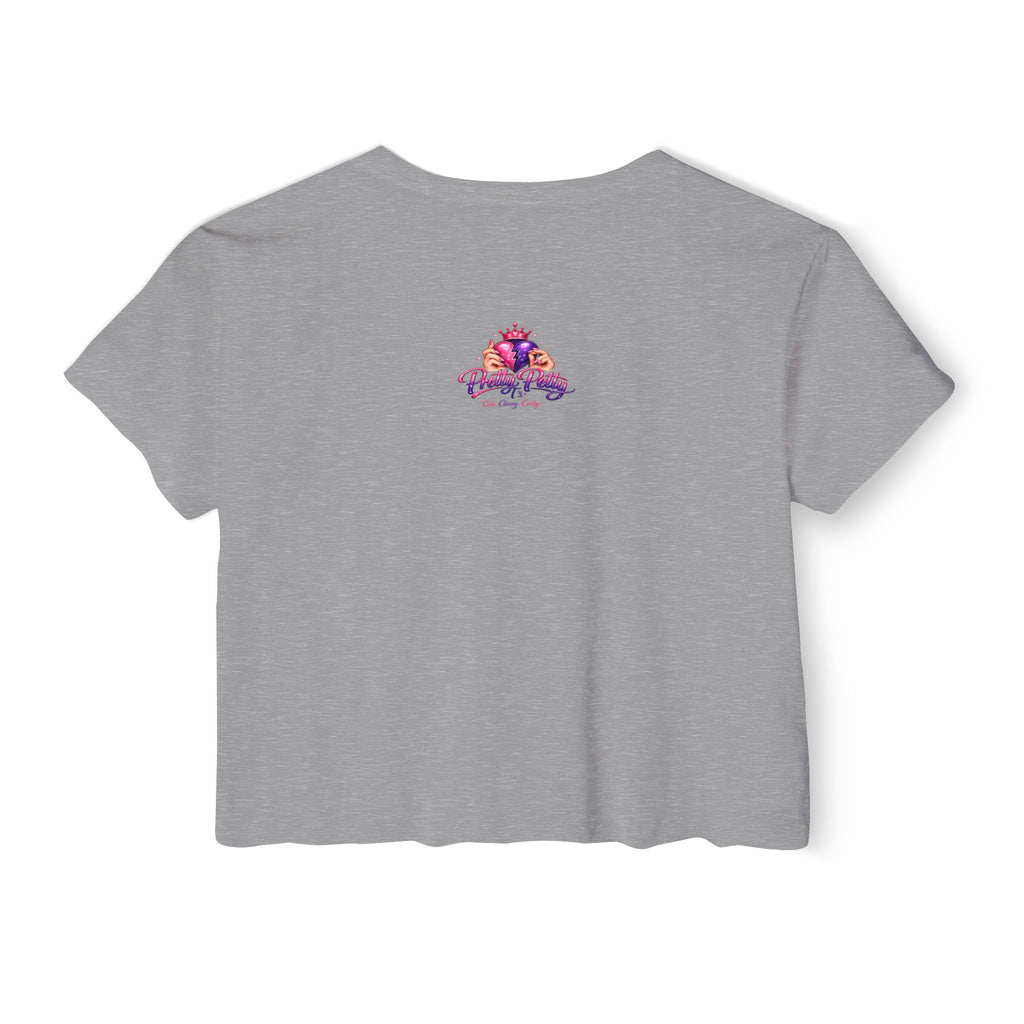 Festival Crop Top — "I'm Outside... Just Not For You" Graphic Tee