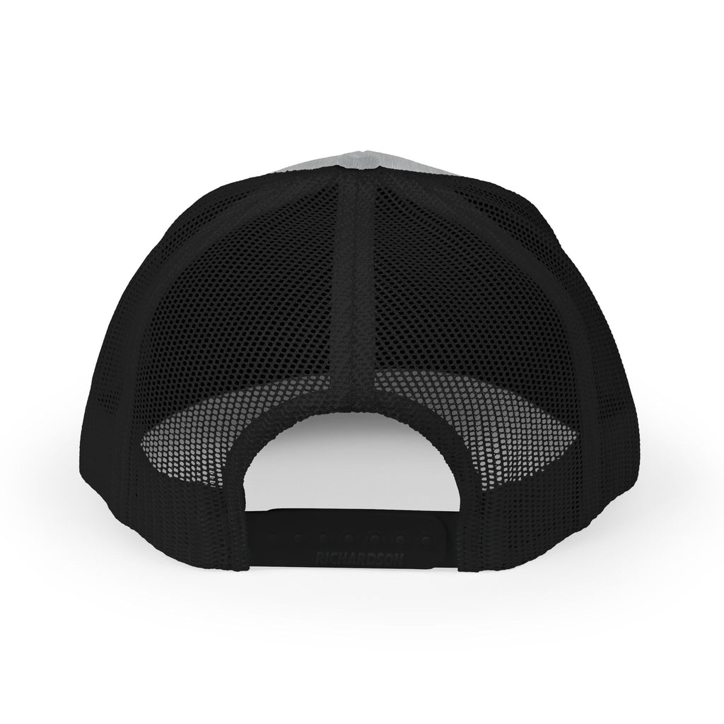 Papi Trucker Cap — Vintage Pink Script Snapback
