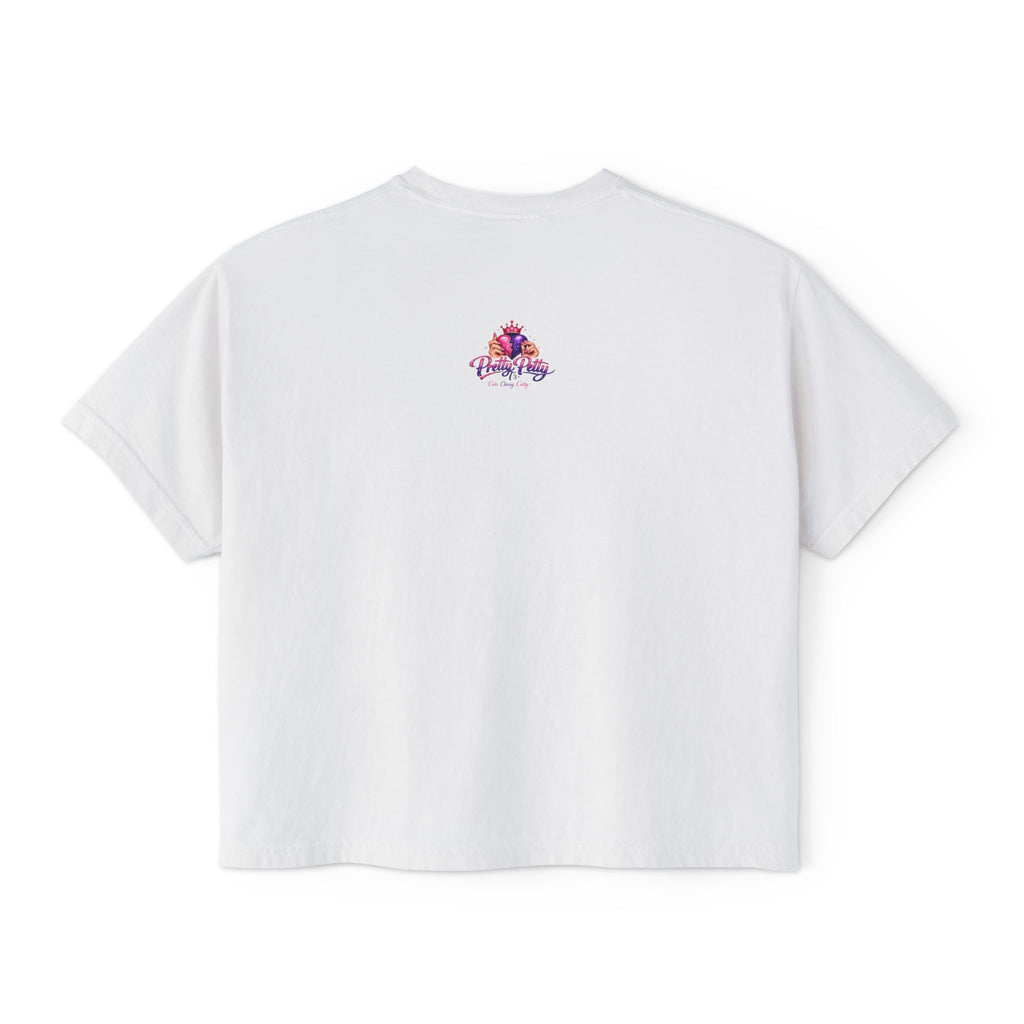 If You're Not Hot You Can't Sit With Us Women's Boxy Tee — Funny Sassy Graphic Crop T-Shirt